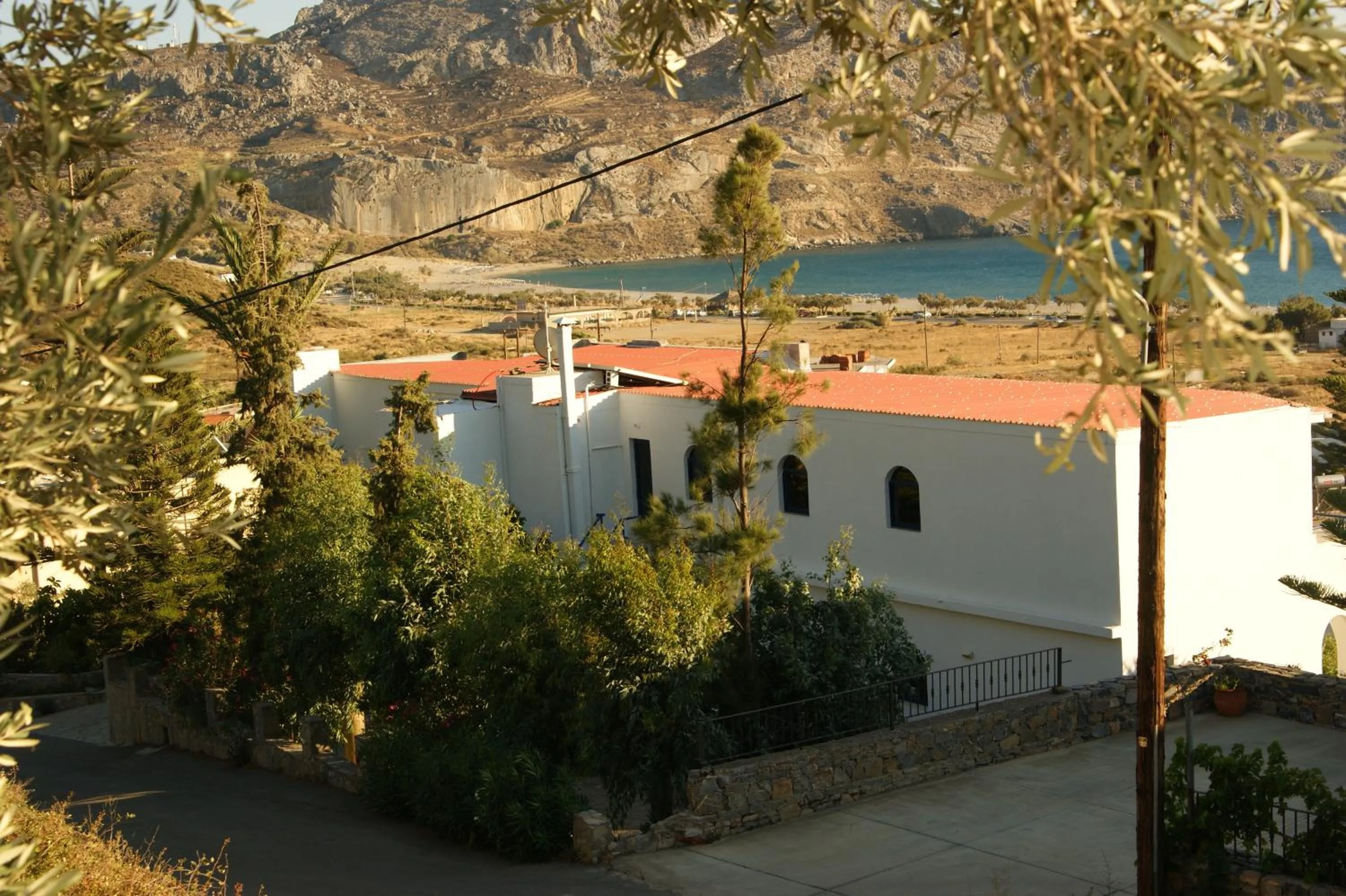 Facade/entrance in Lofos Hotel
