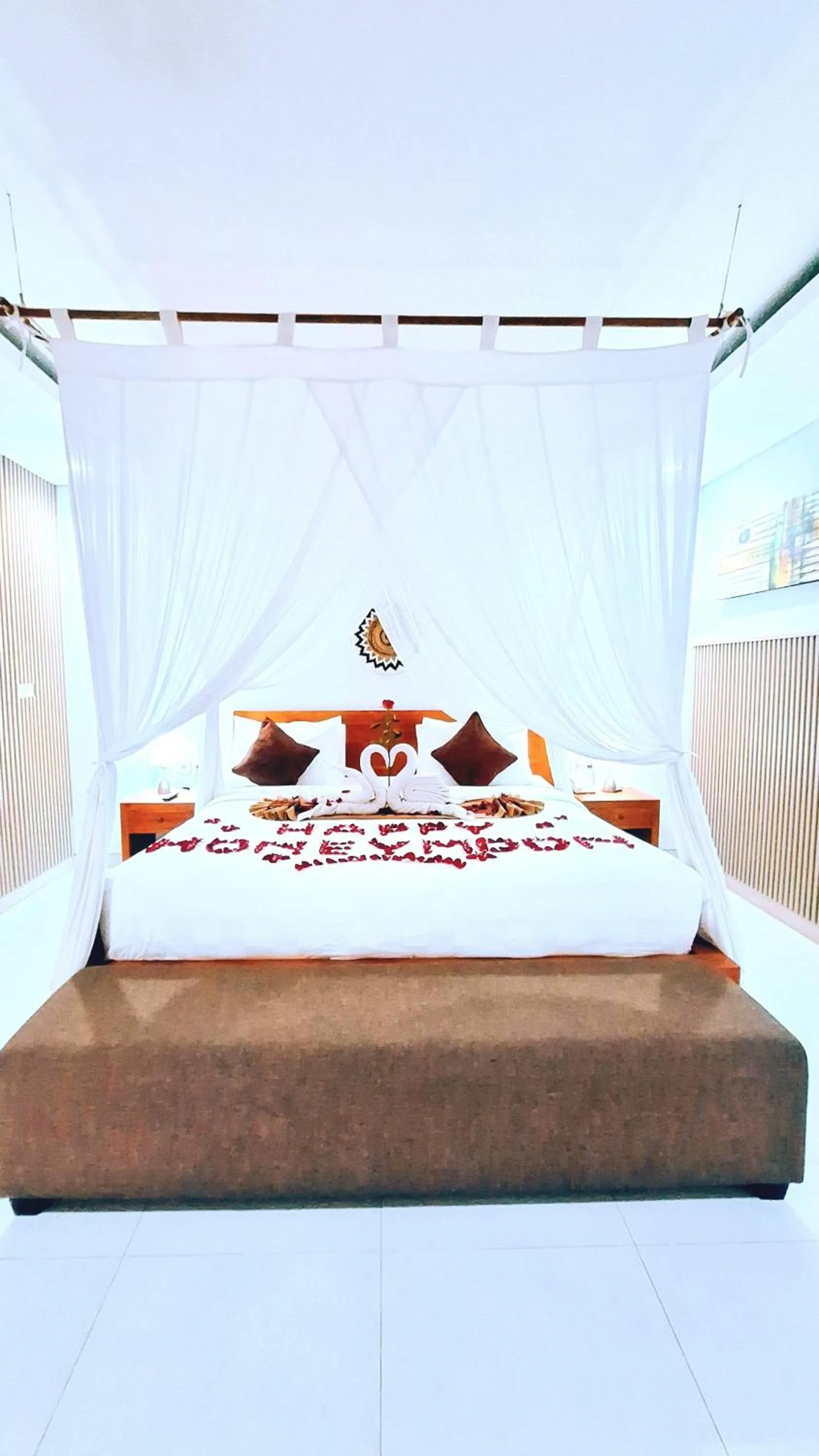 Bedroom, Bed in The Awandari Villas Seminyak