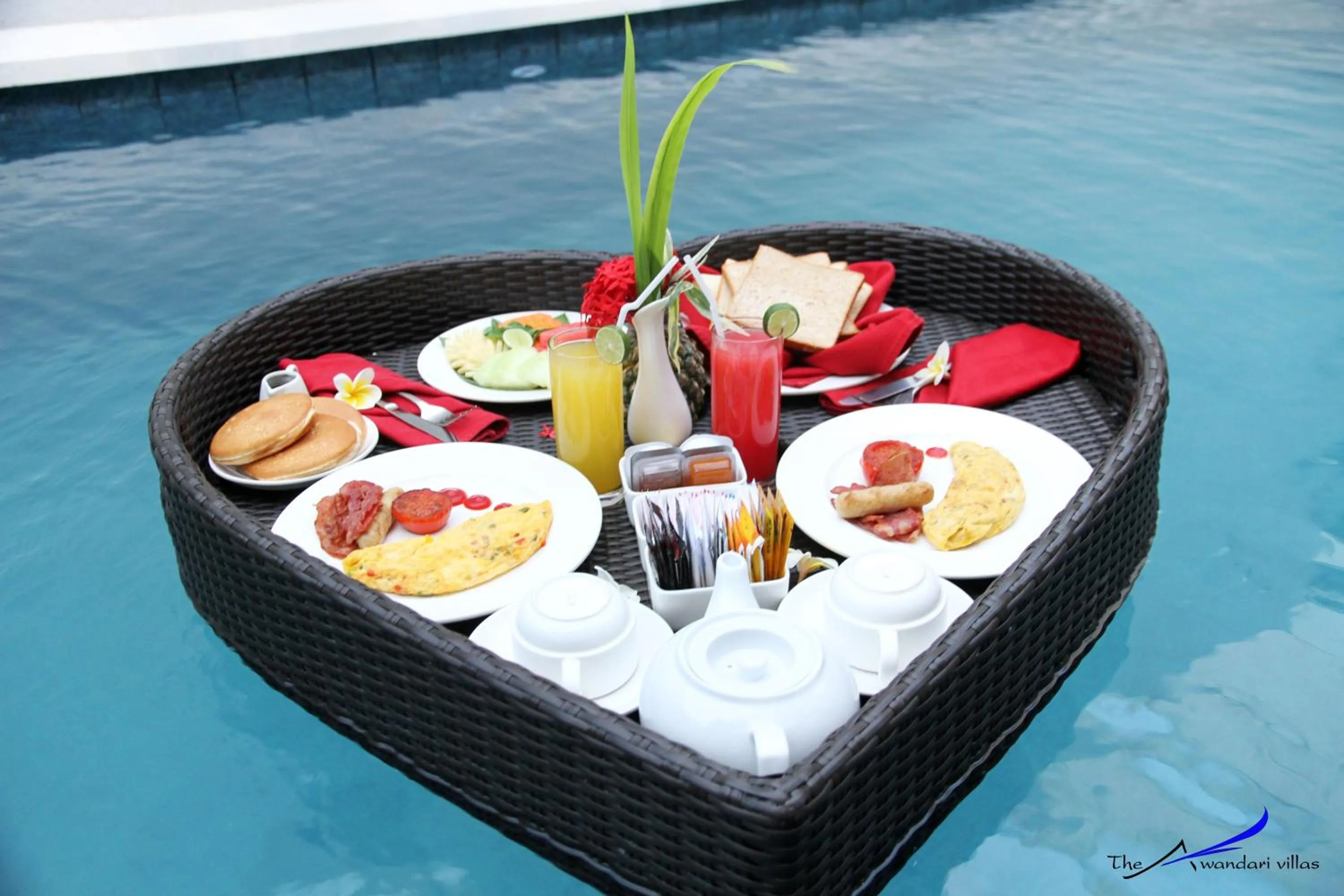 Breakfast in The Awandari Villas Seminyak - CHSE Certified