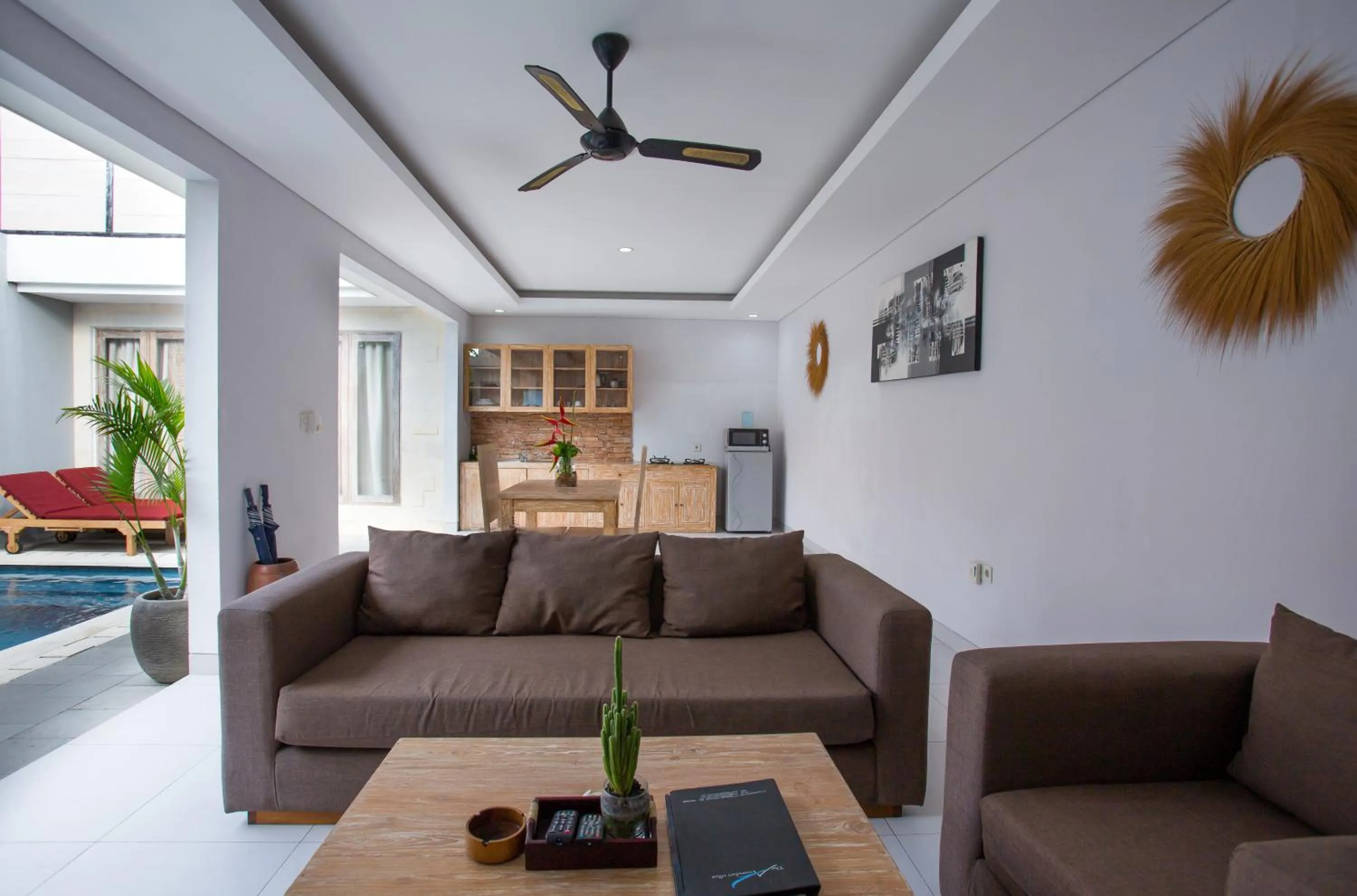 Living room in The Awandari Villas Seminyak - CHSE Certified