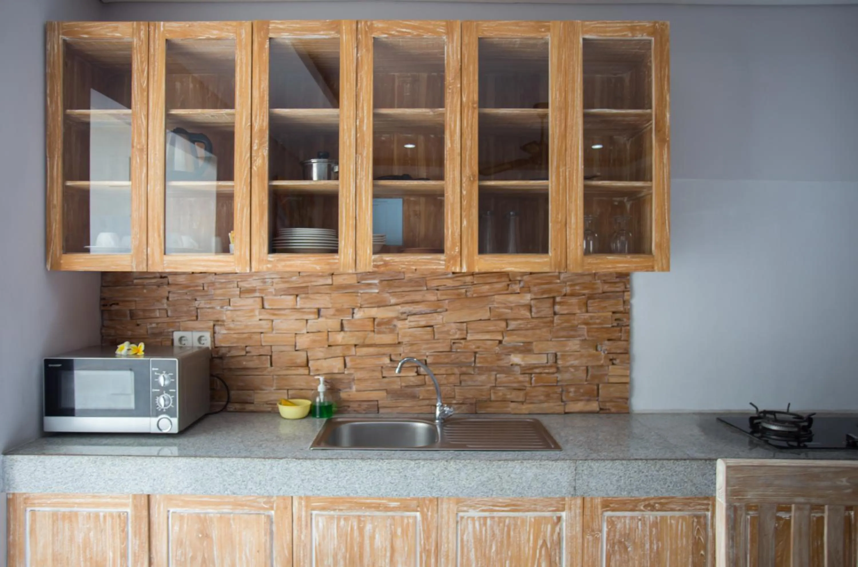 Kitchen or kitchenette in The Awandari Villas Seminyak - CHSE Certified