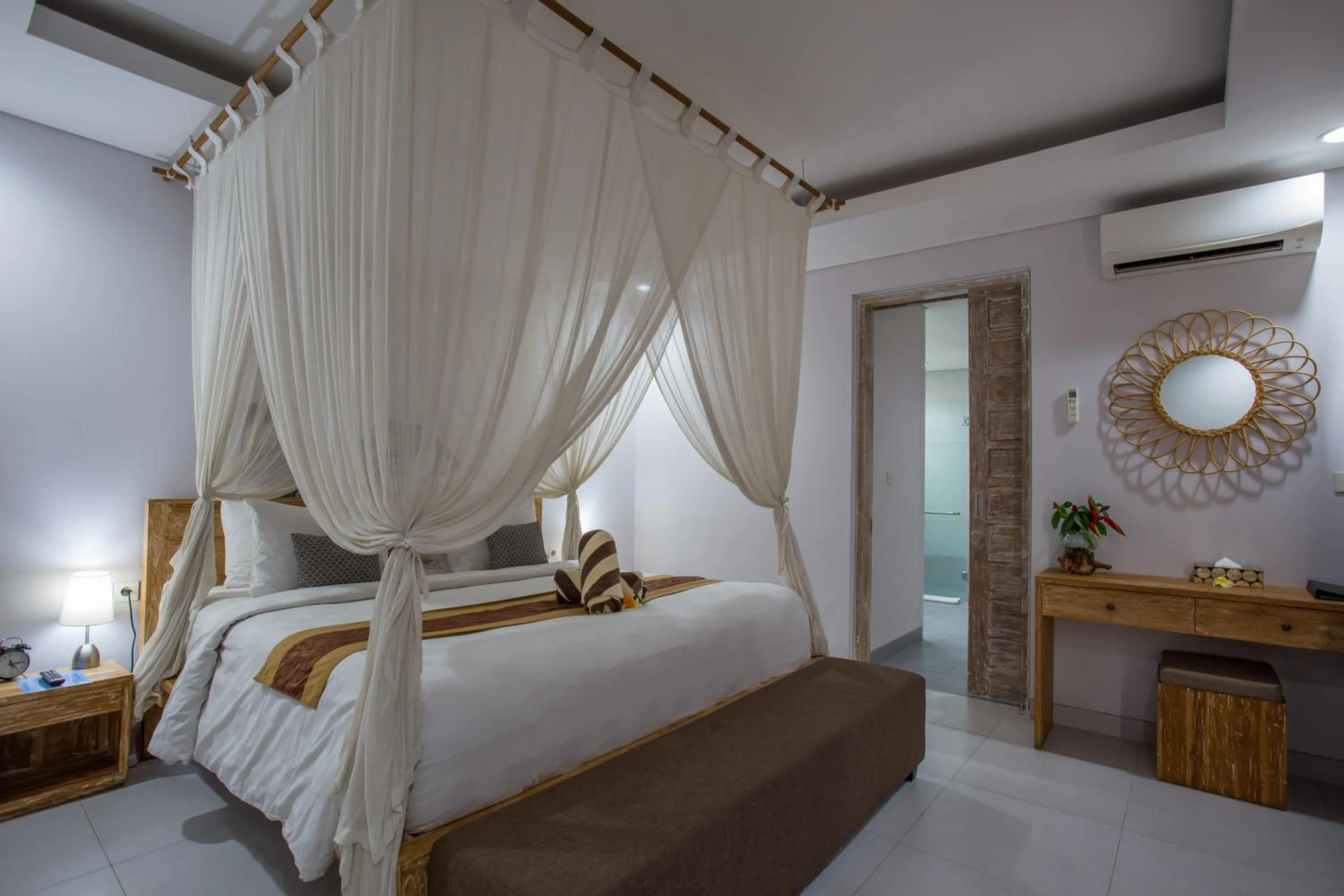 Bed in The Awandari Villas Seminyak - CHSE Certified