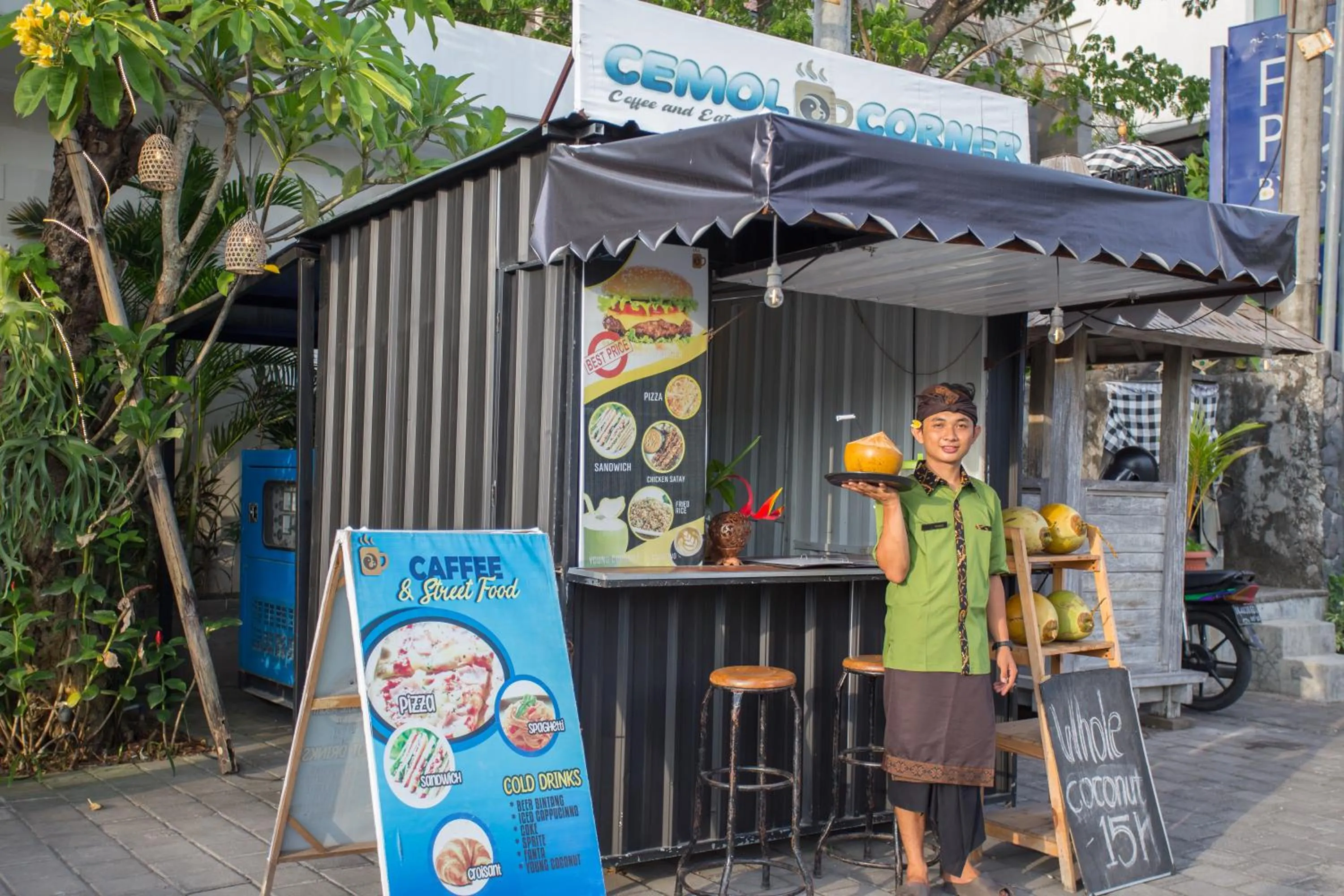 Food and drinks in The Awandari Villas Seminyak - CHSE Certified