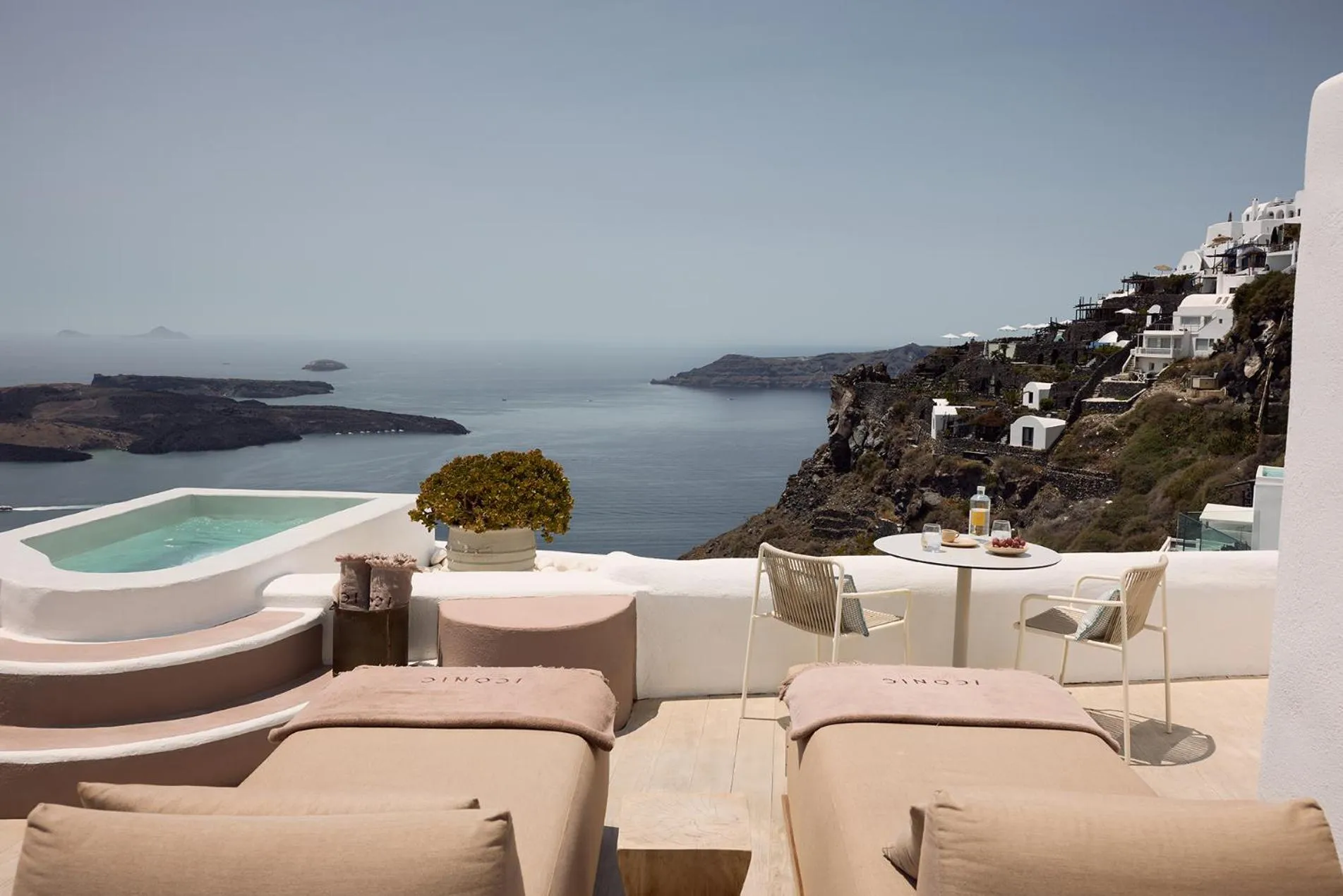 Balcony/Terrace in Iconic Santorini, a Boutique Cave Hotel by Sandglass