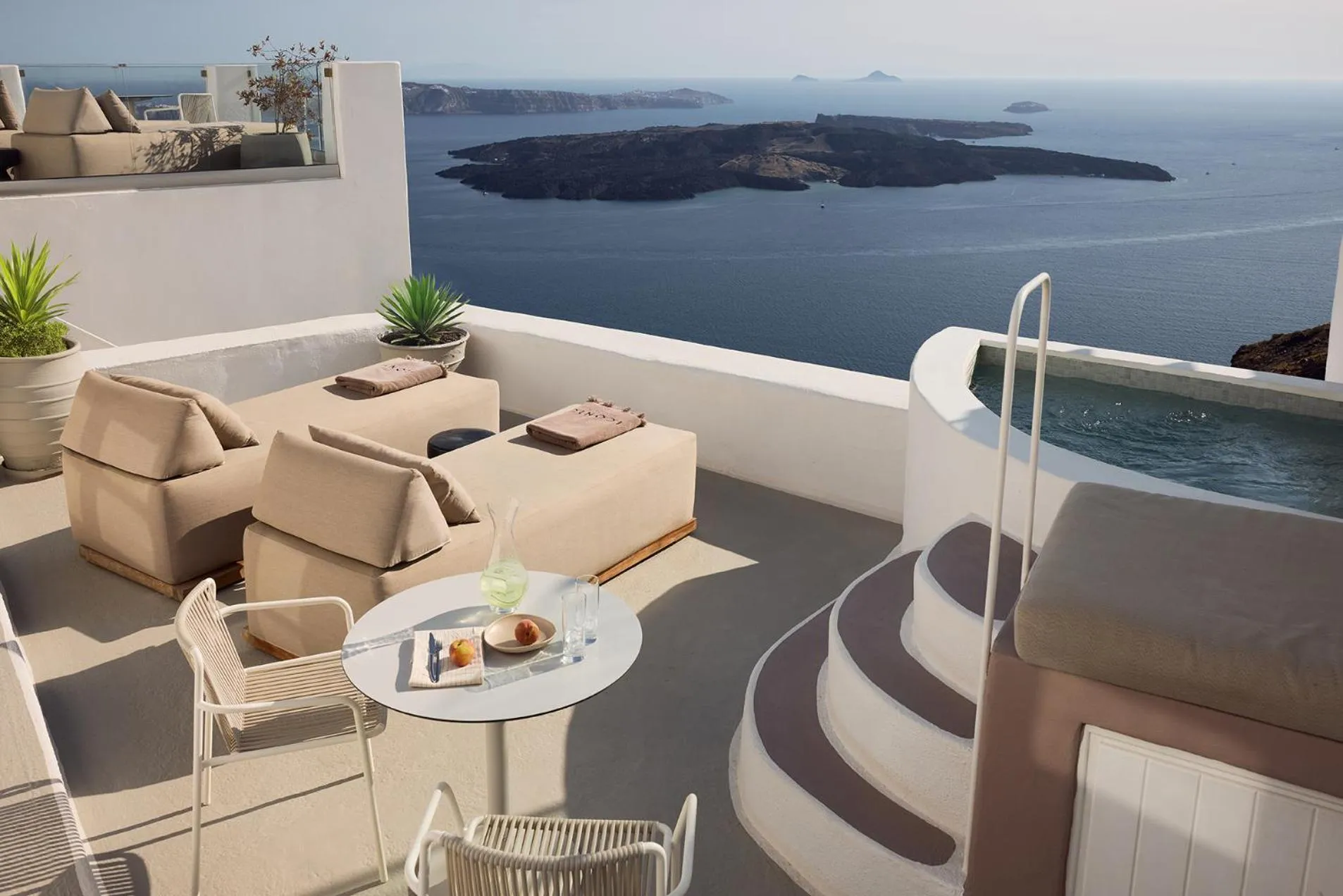 Balcony/Terrace in Iconic Santorini, a Boutique Cave Hotel by Sandglass