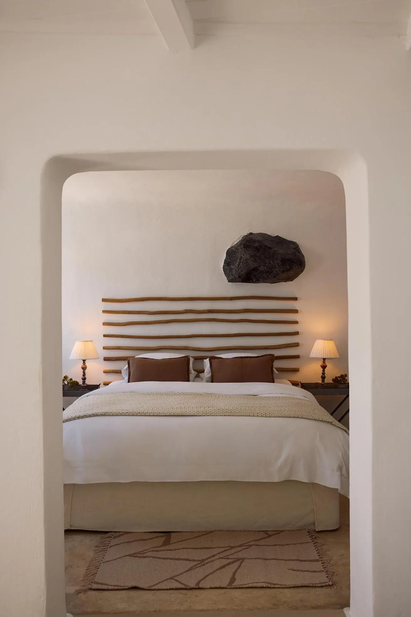 Bed in Iconic Santorini, a Boutique Cave Hotel by Sandglass
