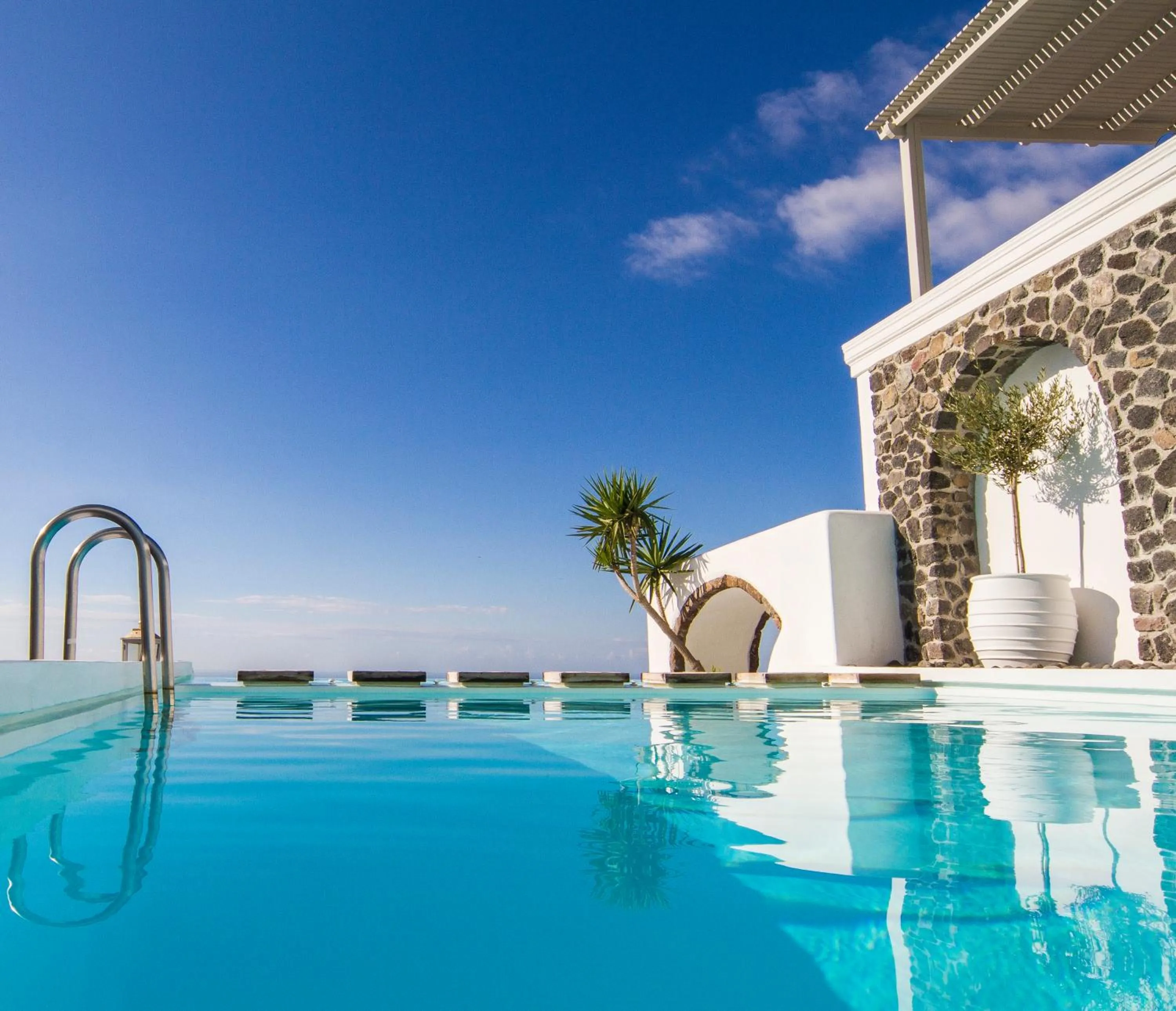 Decorative detail in Iconic Santorini, a Boutique Cave Hotel by Sandglass