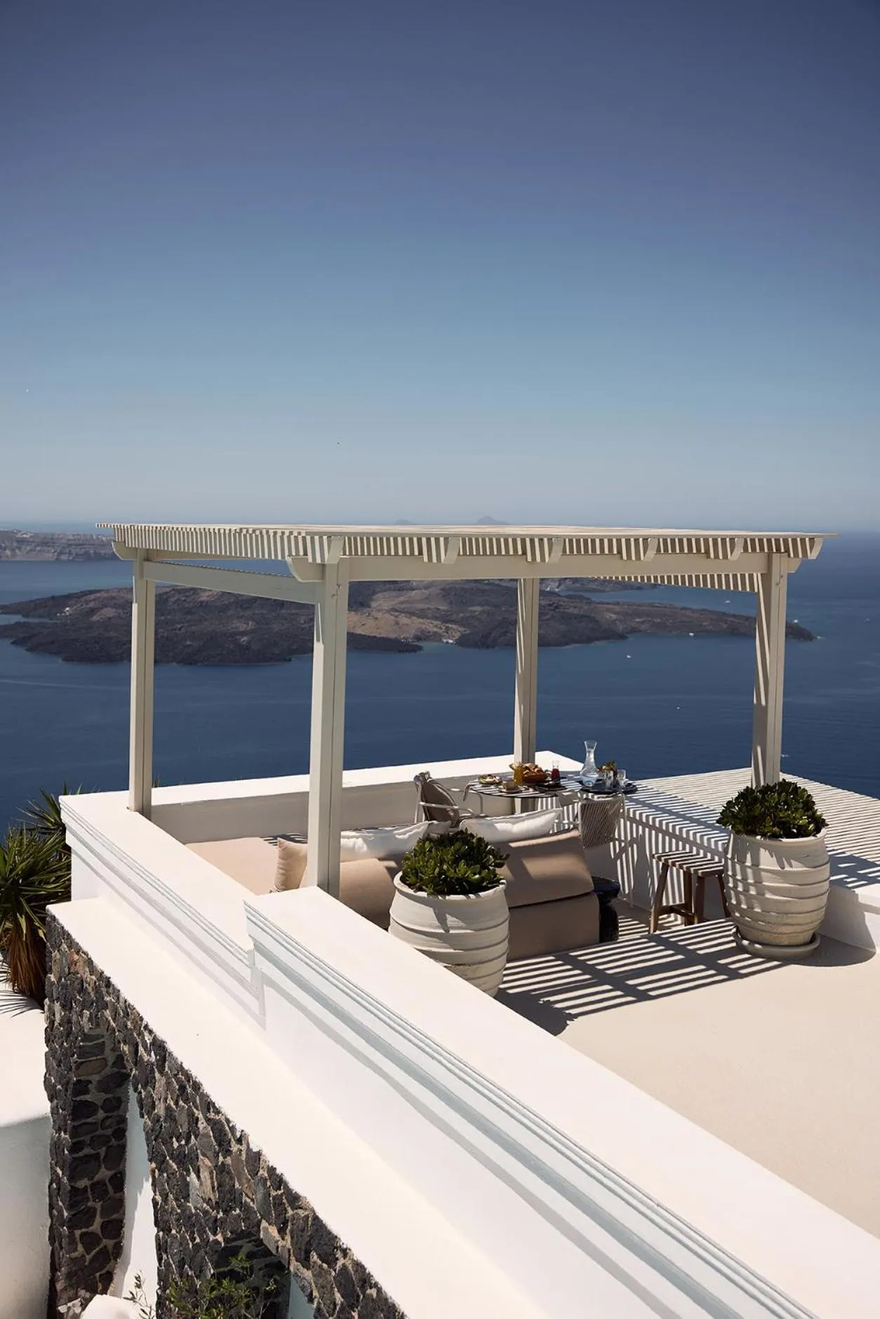 Balcony/Terrace in Iconic Santorini, a Boutique Cave Hotel by Sandglass