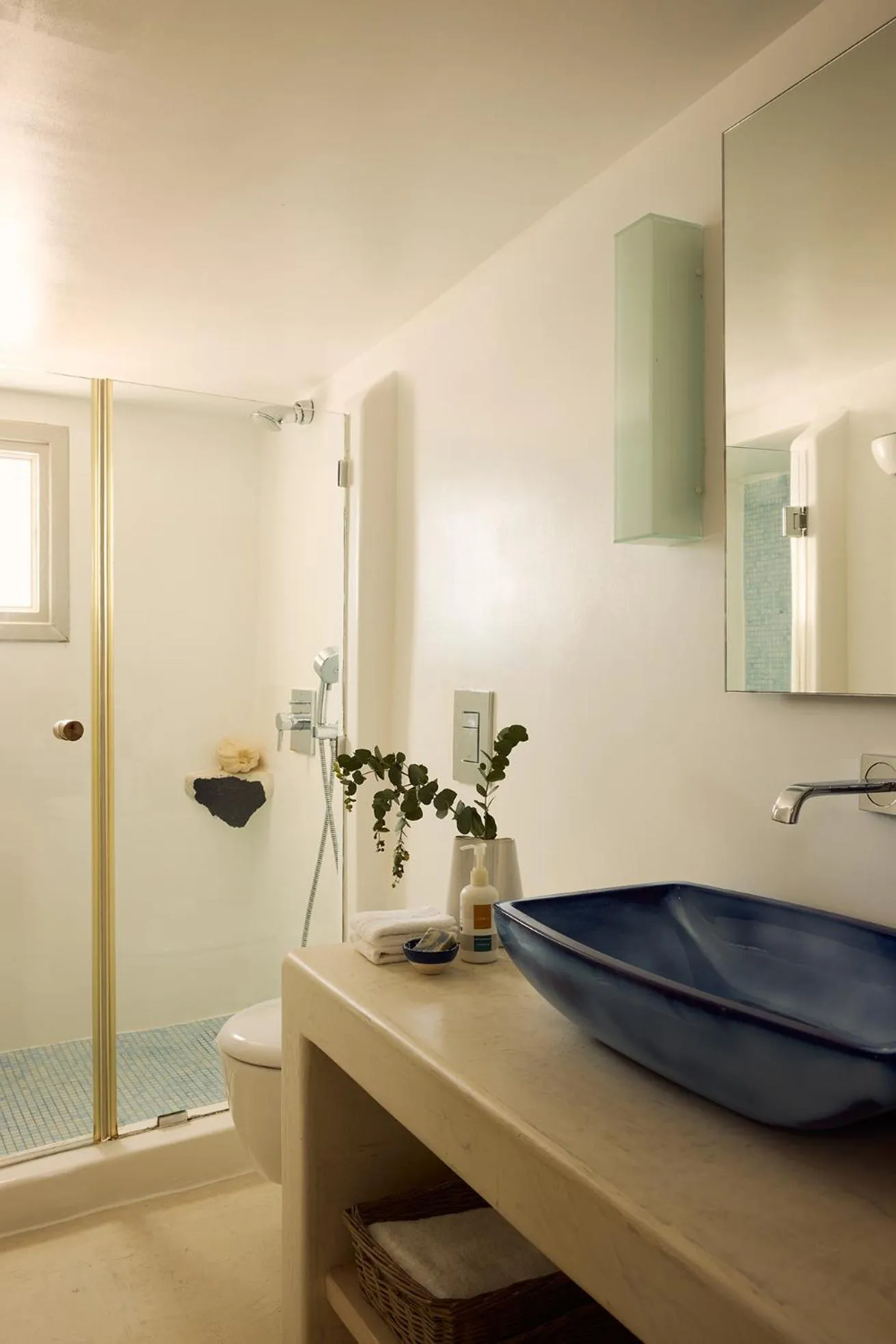 Bathroom in Iconic Santorini, a Boutique Cave Hotel by Sandglass