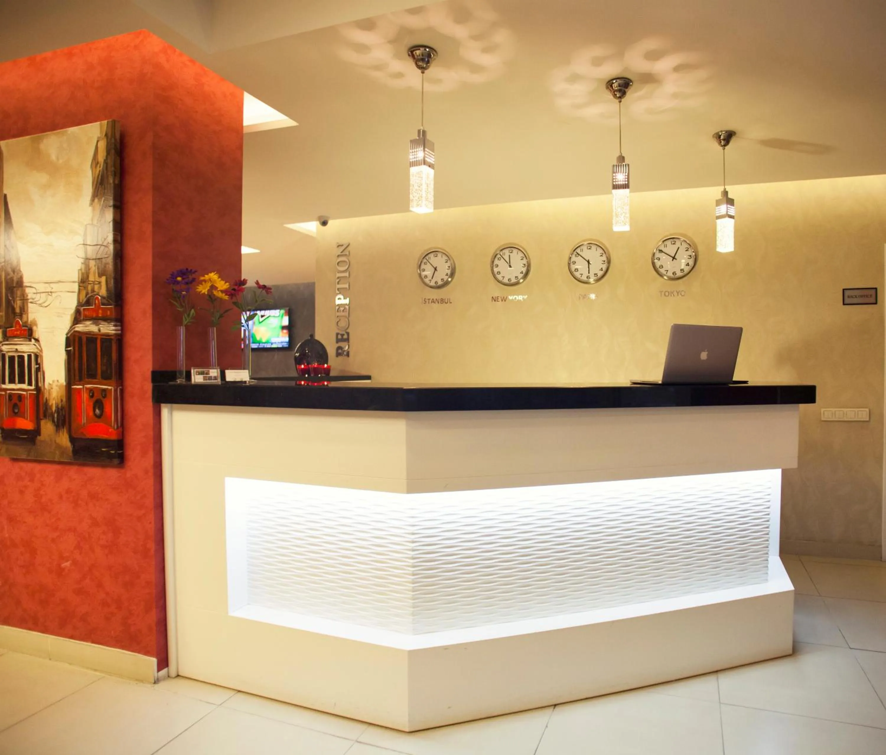 Lobby or reception in Helikon Business Hotel