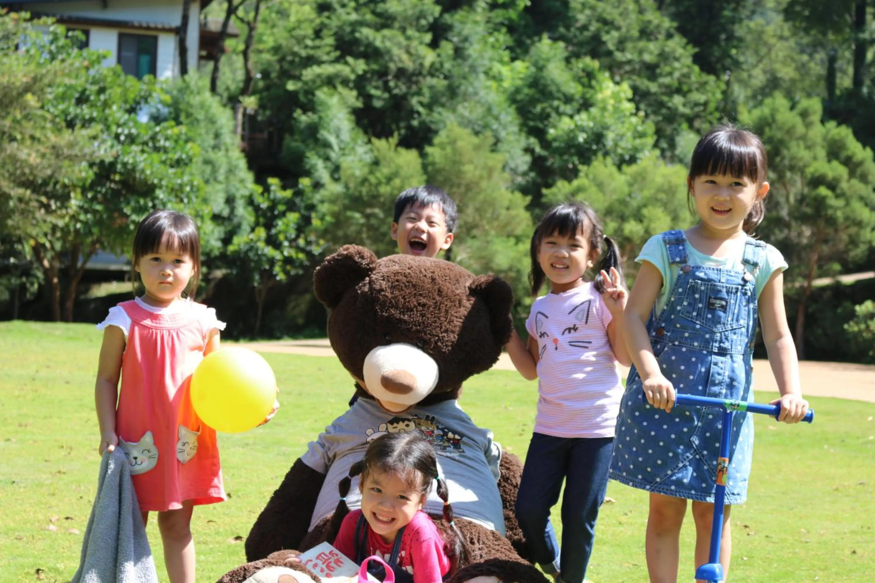 young children in Bear Meets Moose Homestay B&B