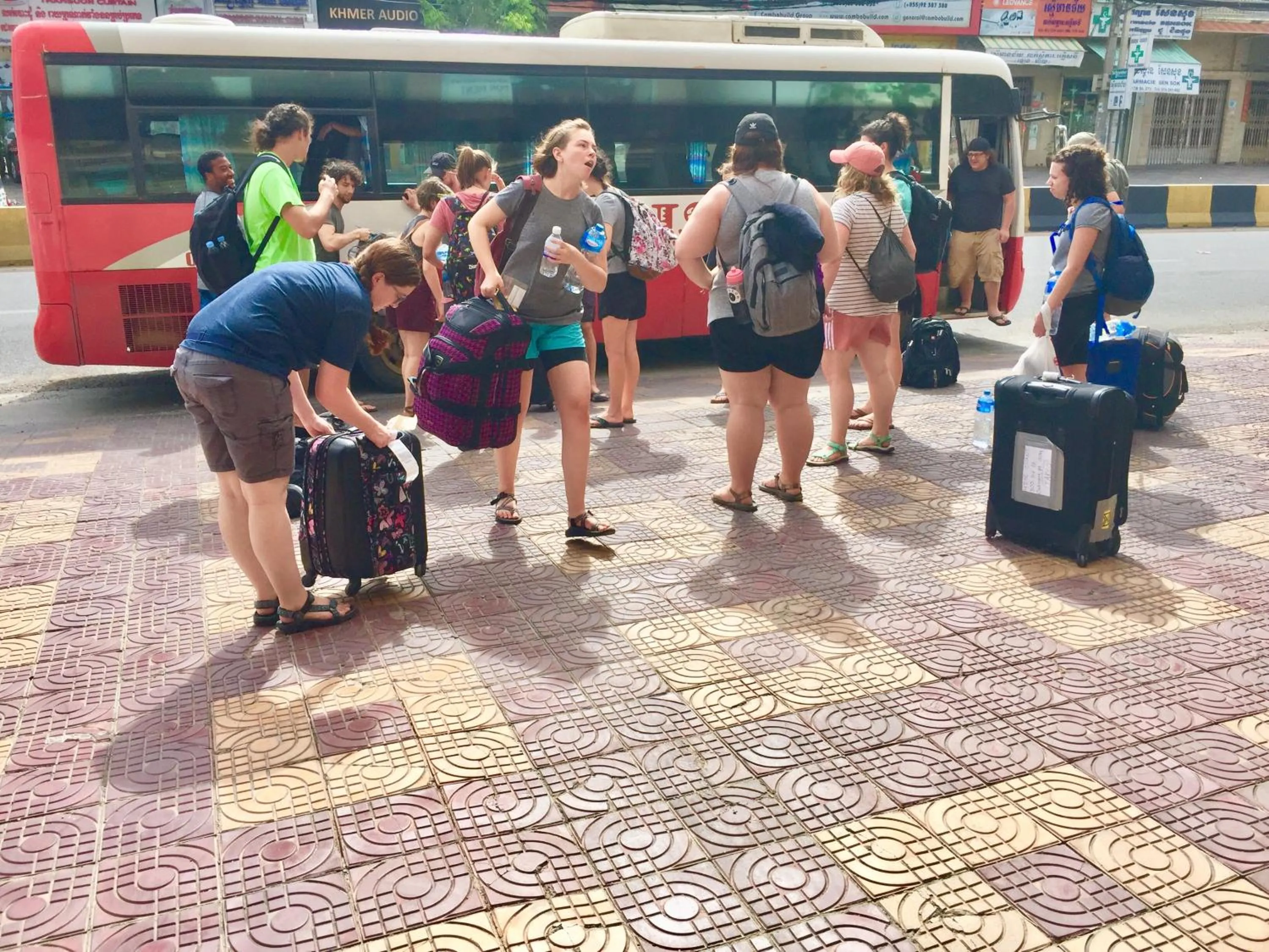 group of guests in Good Luck Day Hotel & Apartment
