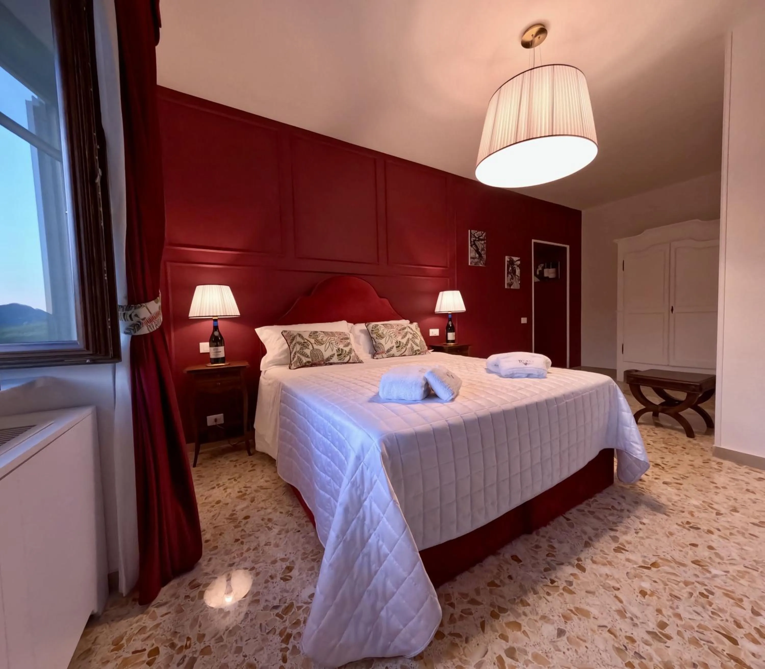 Bed in Reale Wine Resort