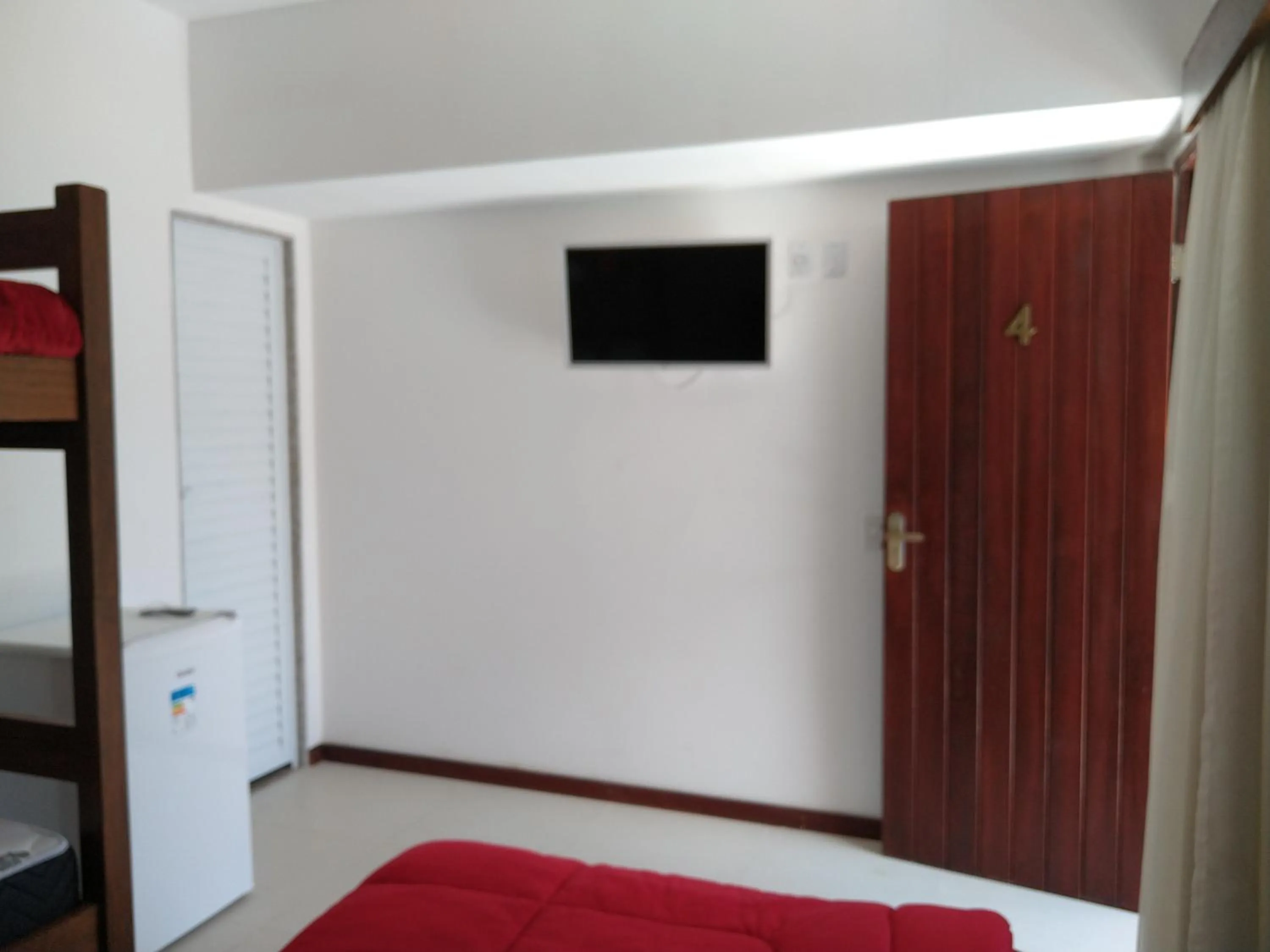 View (from property/room), Bed in Pousada Fazendinha Unamar