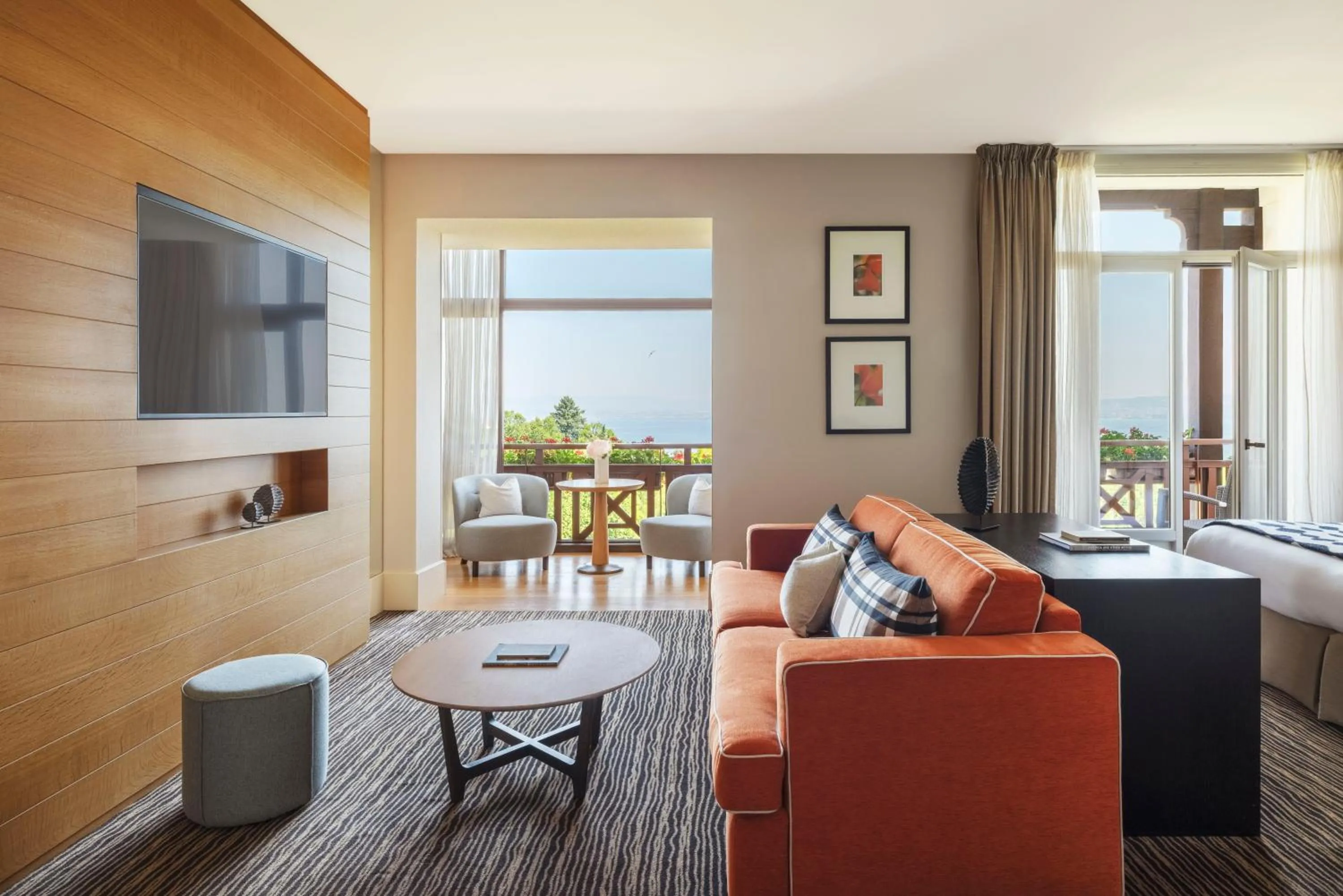 Living room in Hôtel Ermitage