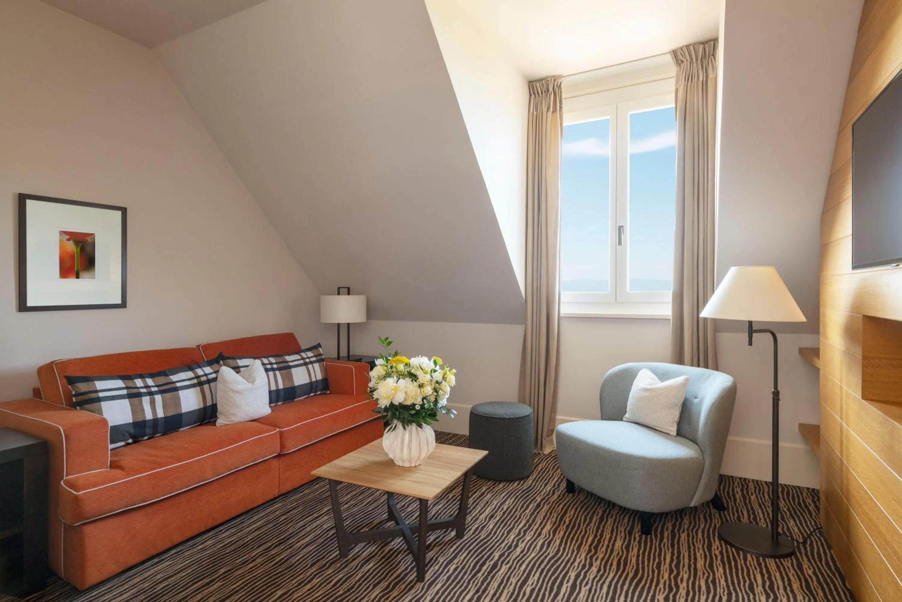 Living room in Hôtel Ermitage