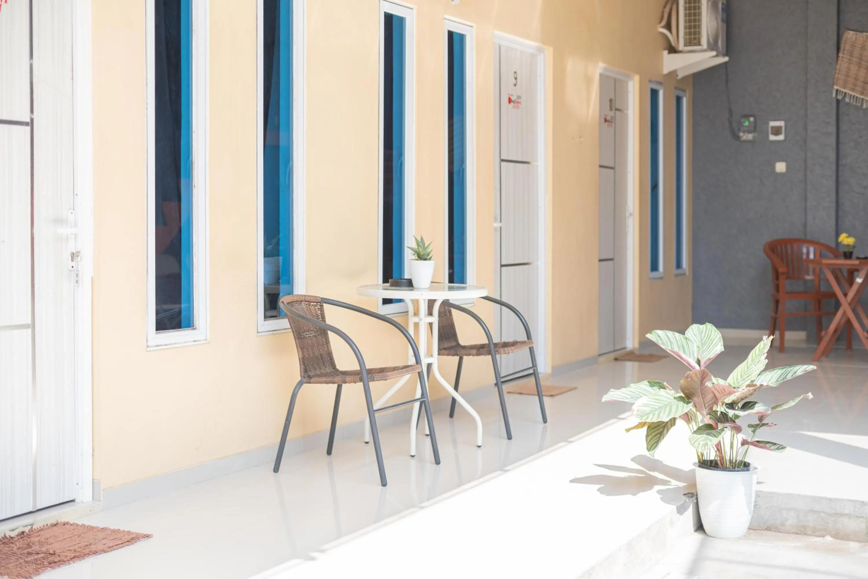 Patio in RedDoorz Syariah At Winong Nganjuk