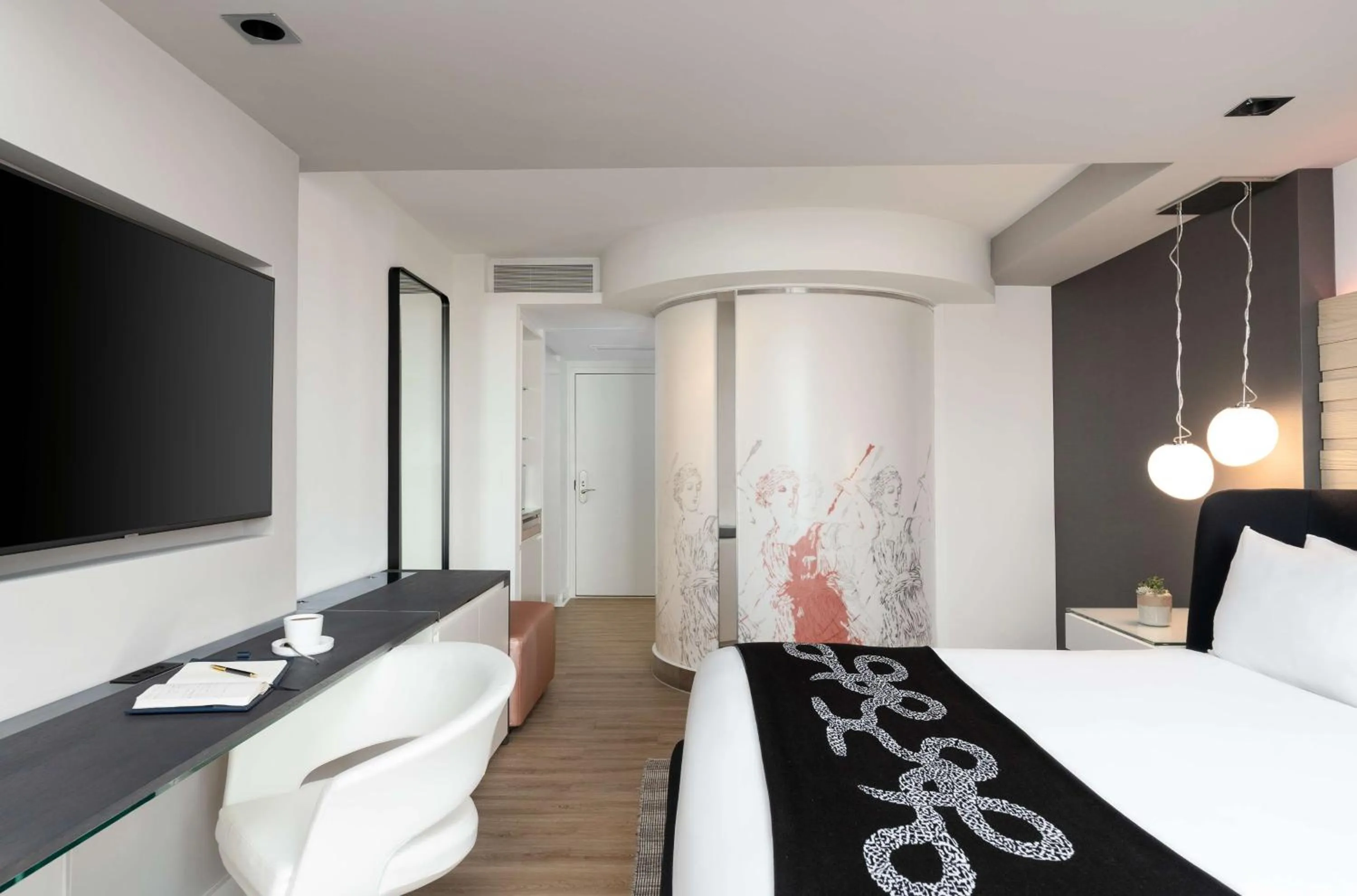 Bedroom, Bed in Hotel Zena Washington DC