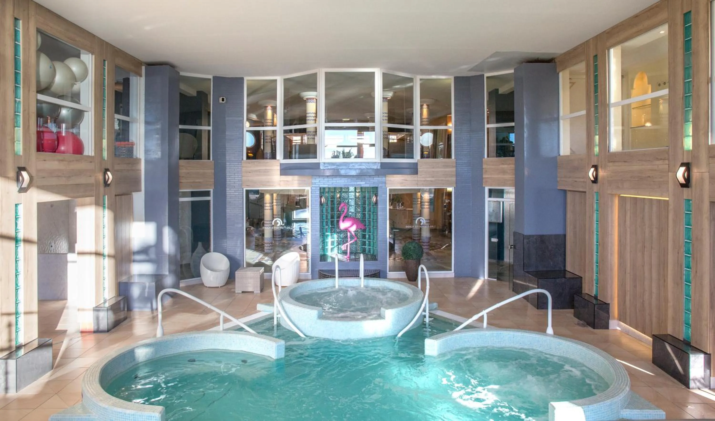 Spa and wellness centre/facilities in Résidence Les Flamants Roses