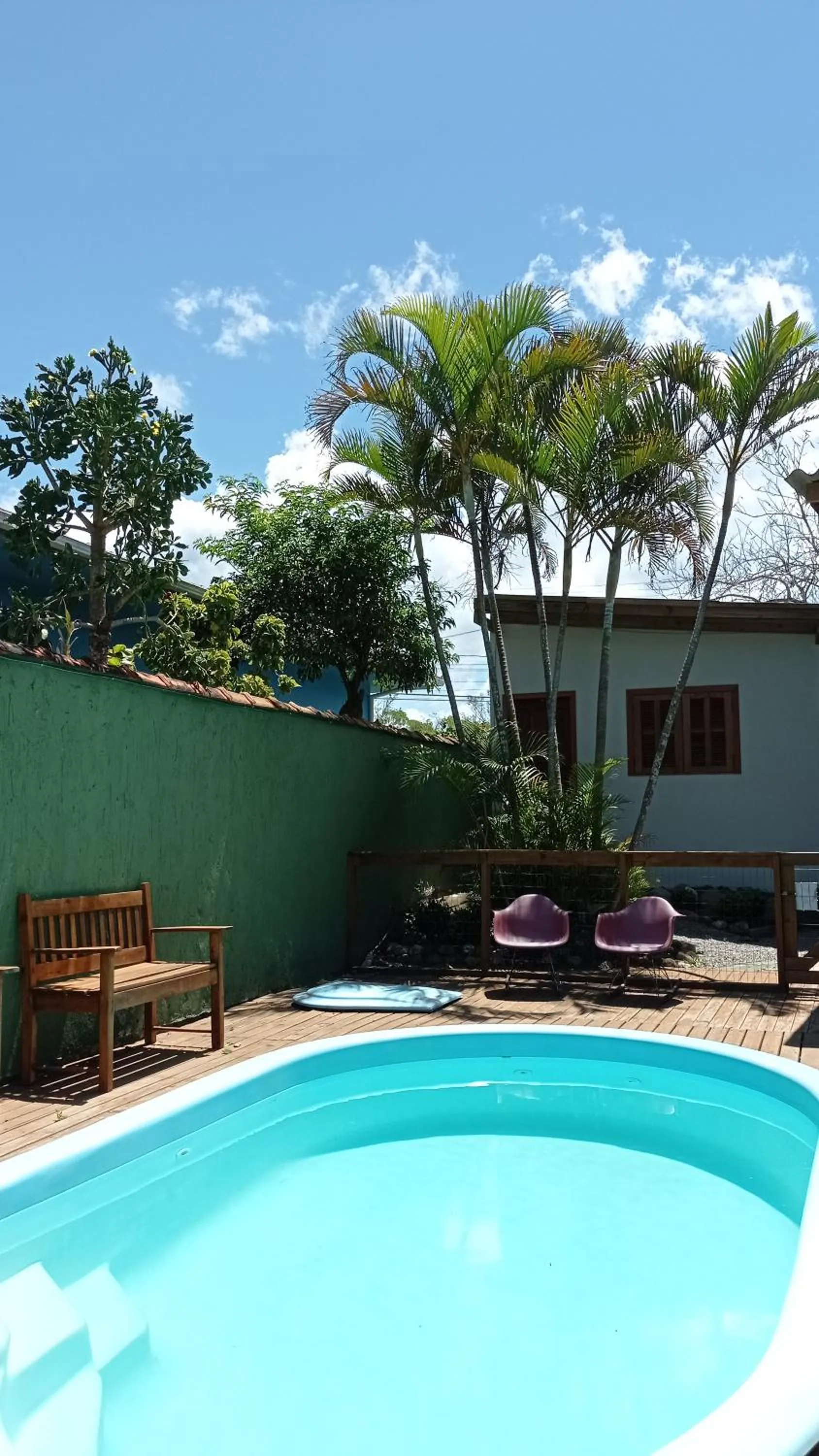 Swimming pool in Pousada la Boheme Guarda do Embaú - SC