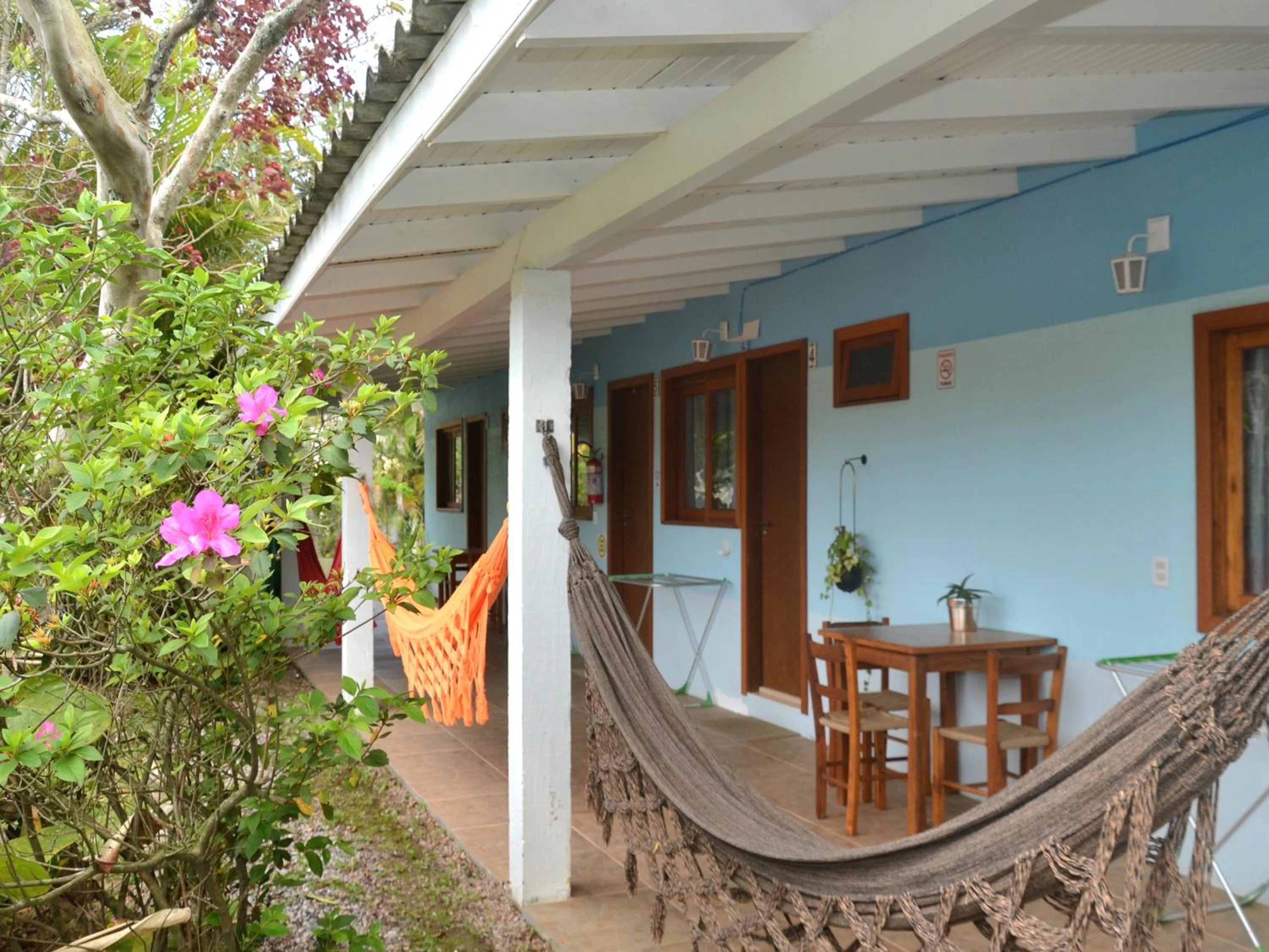 Patio in Pousada la Boheme Guarda do Embaú - SC