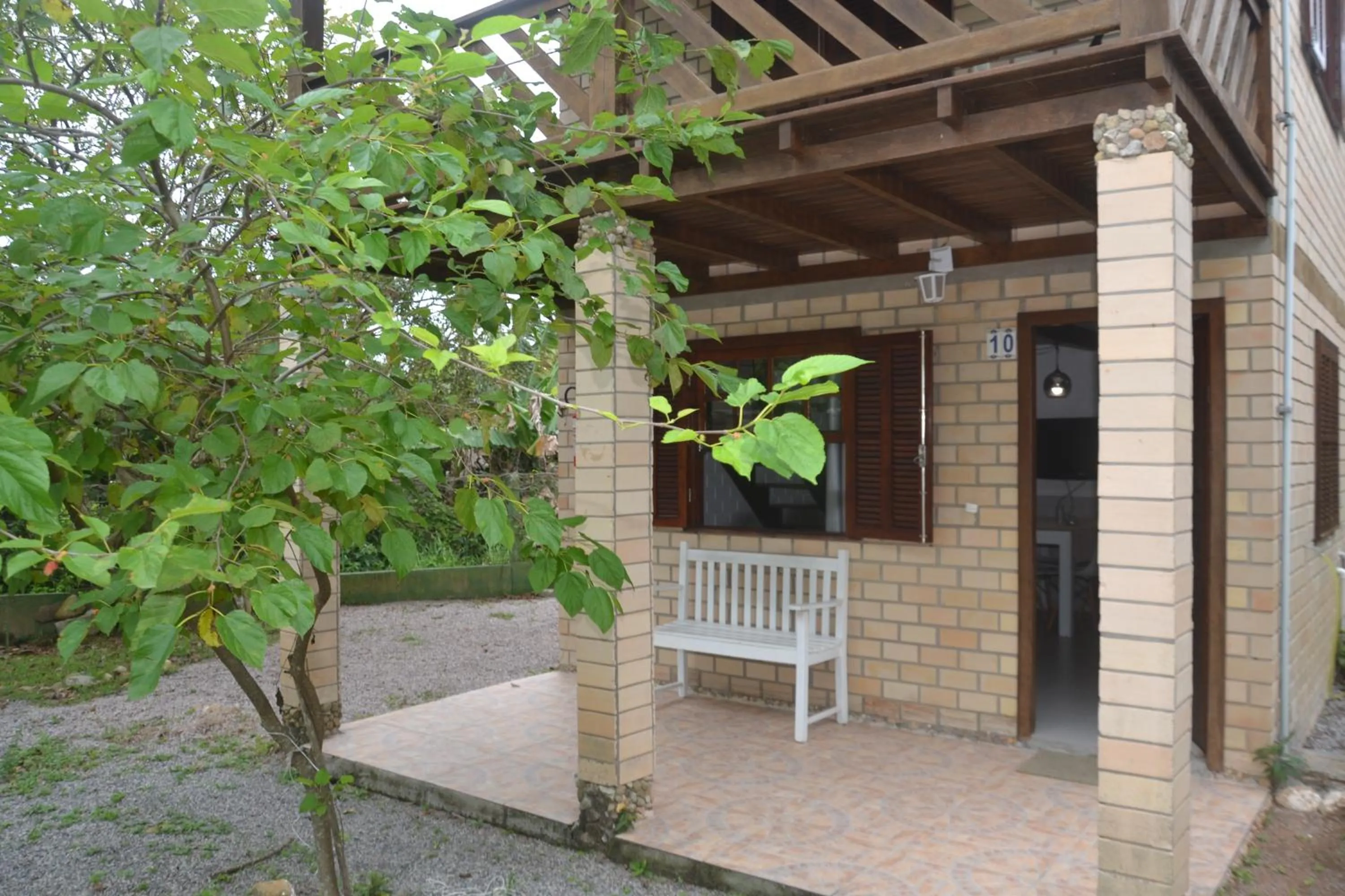 Patio in Pousada la Boheme Guarda do Embaú - SC