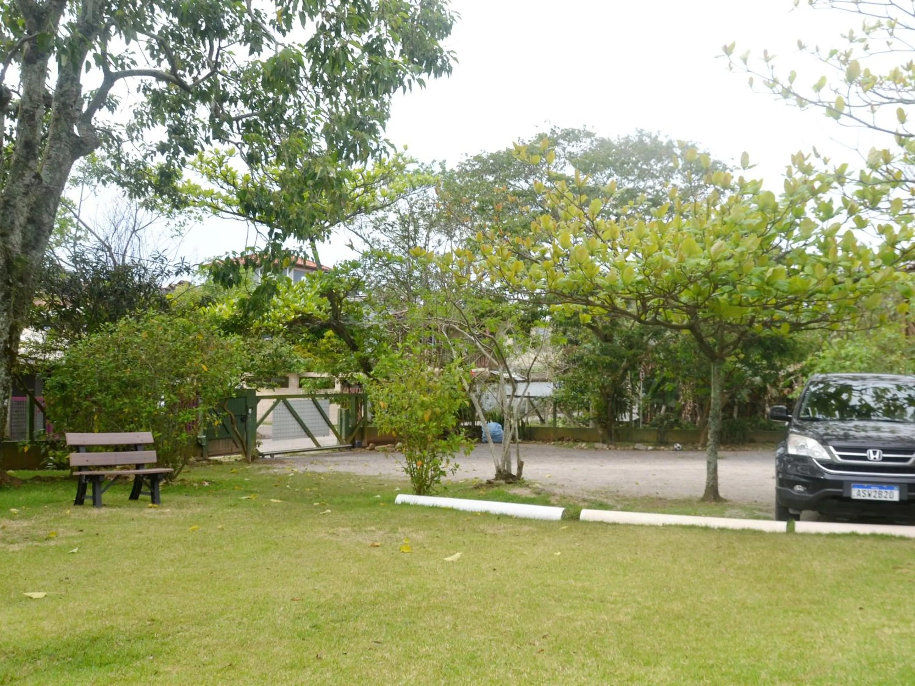 Garden view in Pousada la Boheme Guarda do Embaú - SC