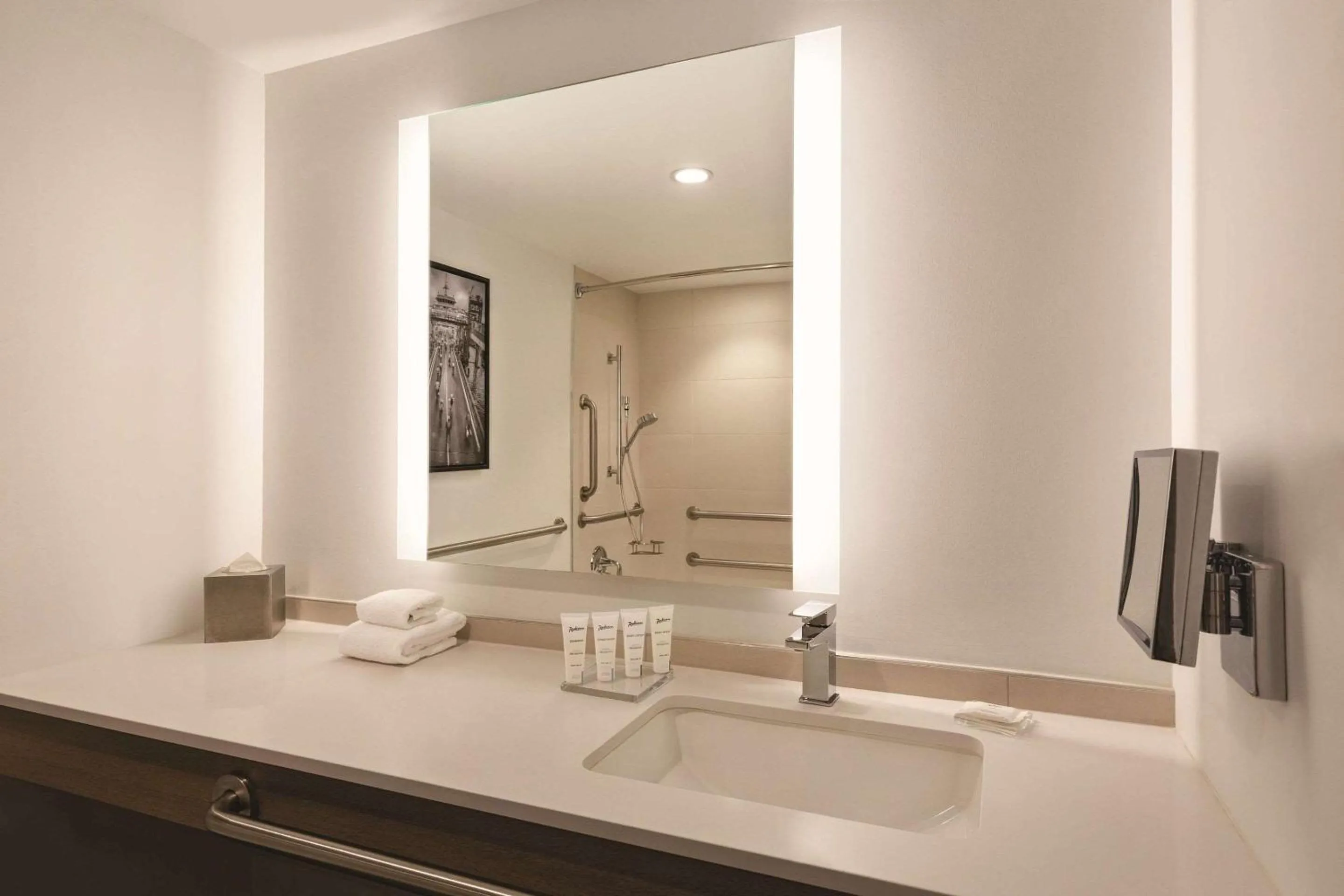 Bedroom in Radisson Hotel Seattle Airport