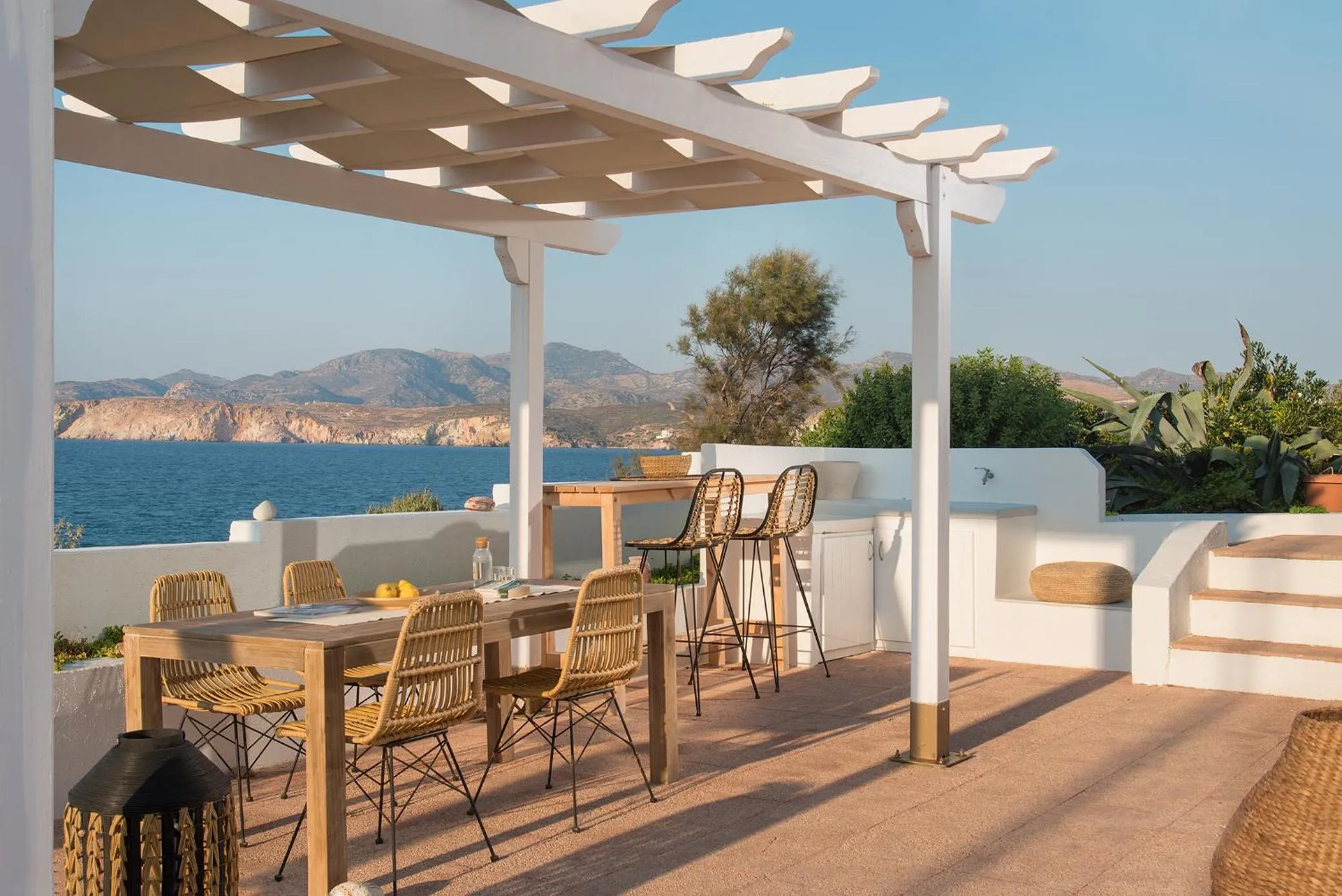 Patio in Perla Suites - Delmar Collection