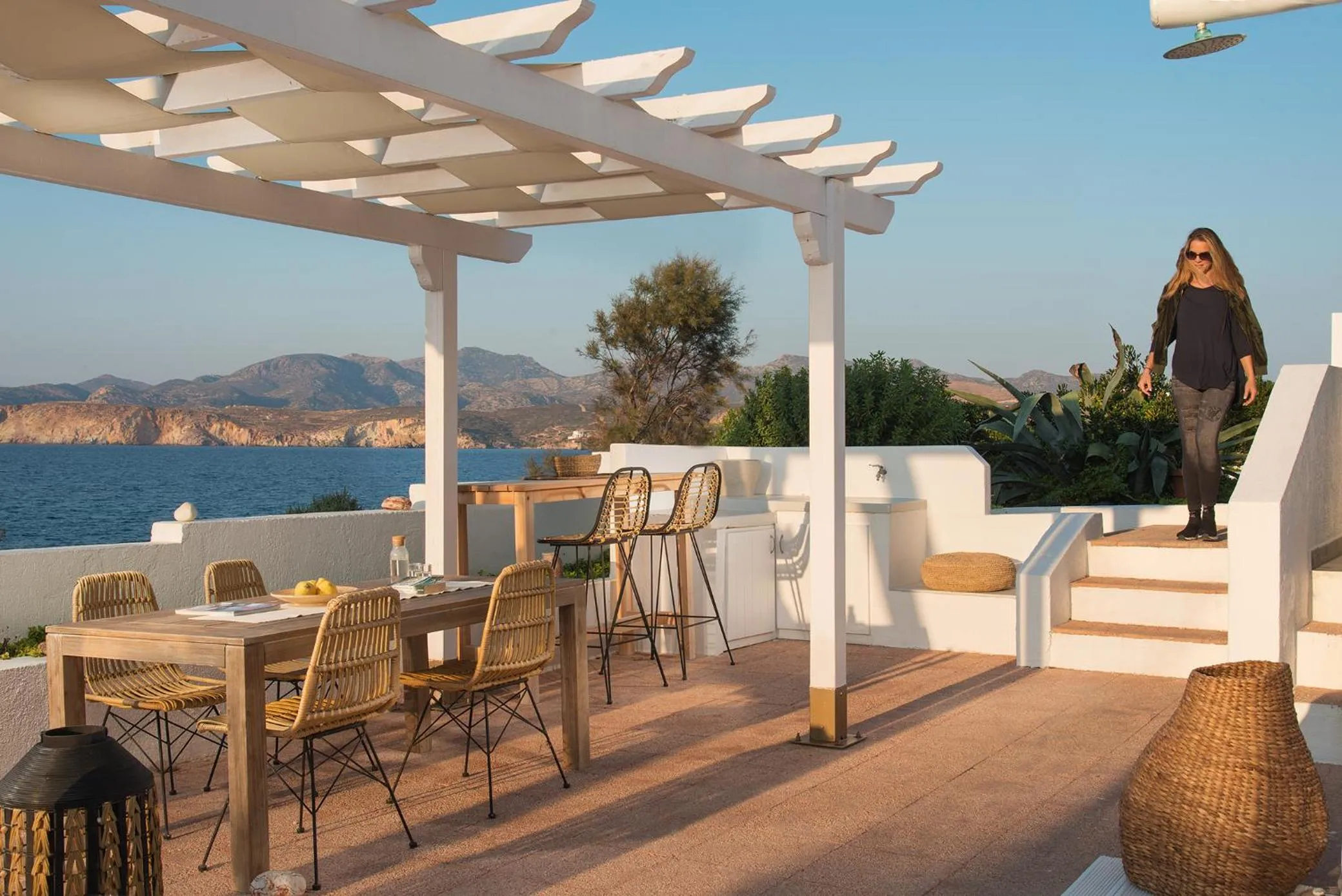 Patio in Perla Suites - Delmar Collection