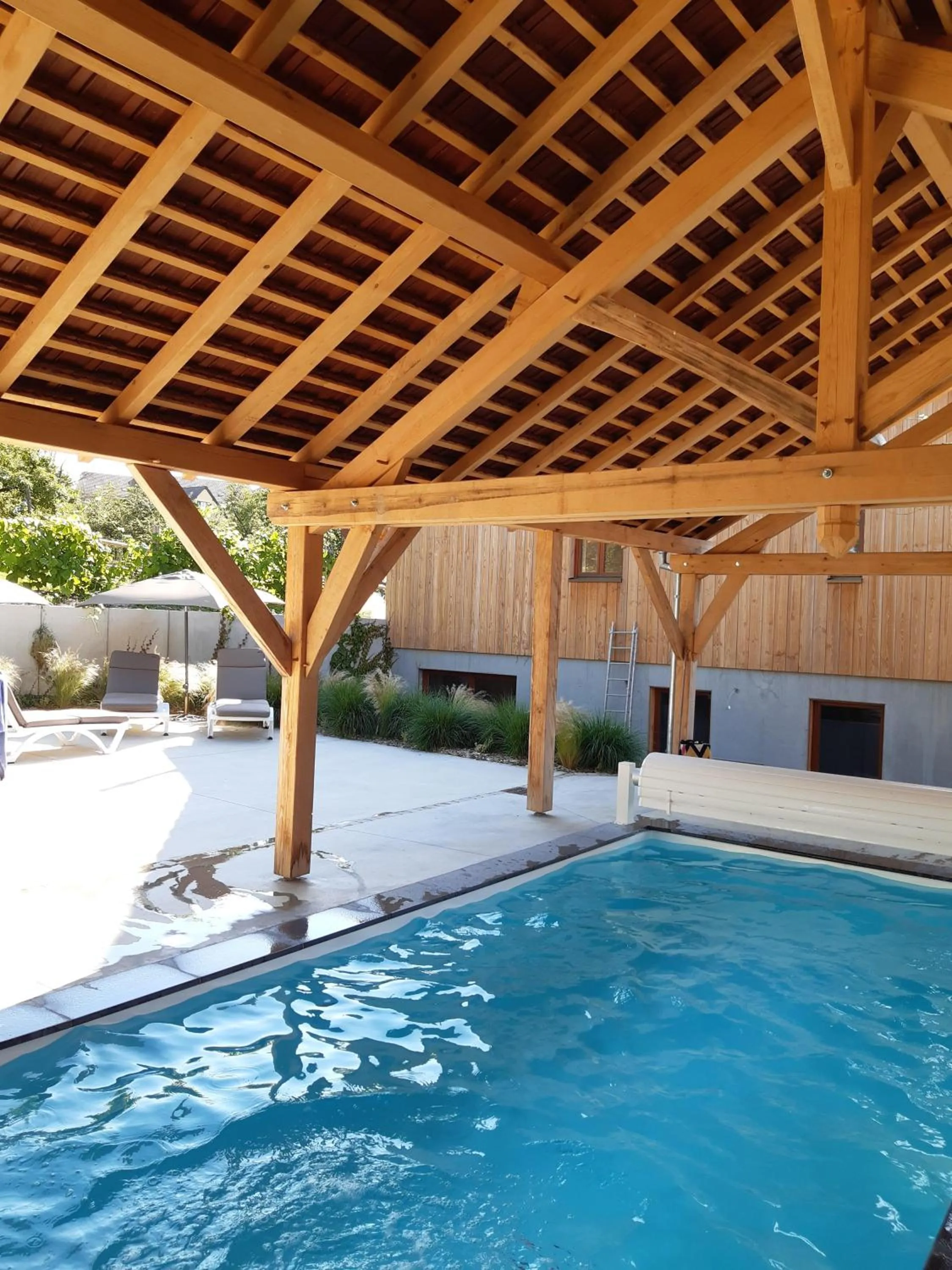 Pool view in Les Granges Modernes