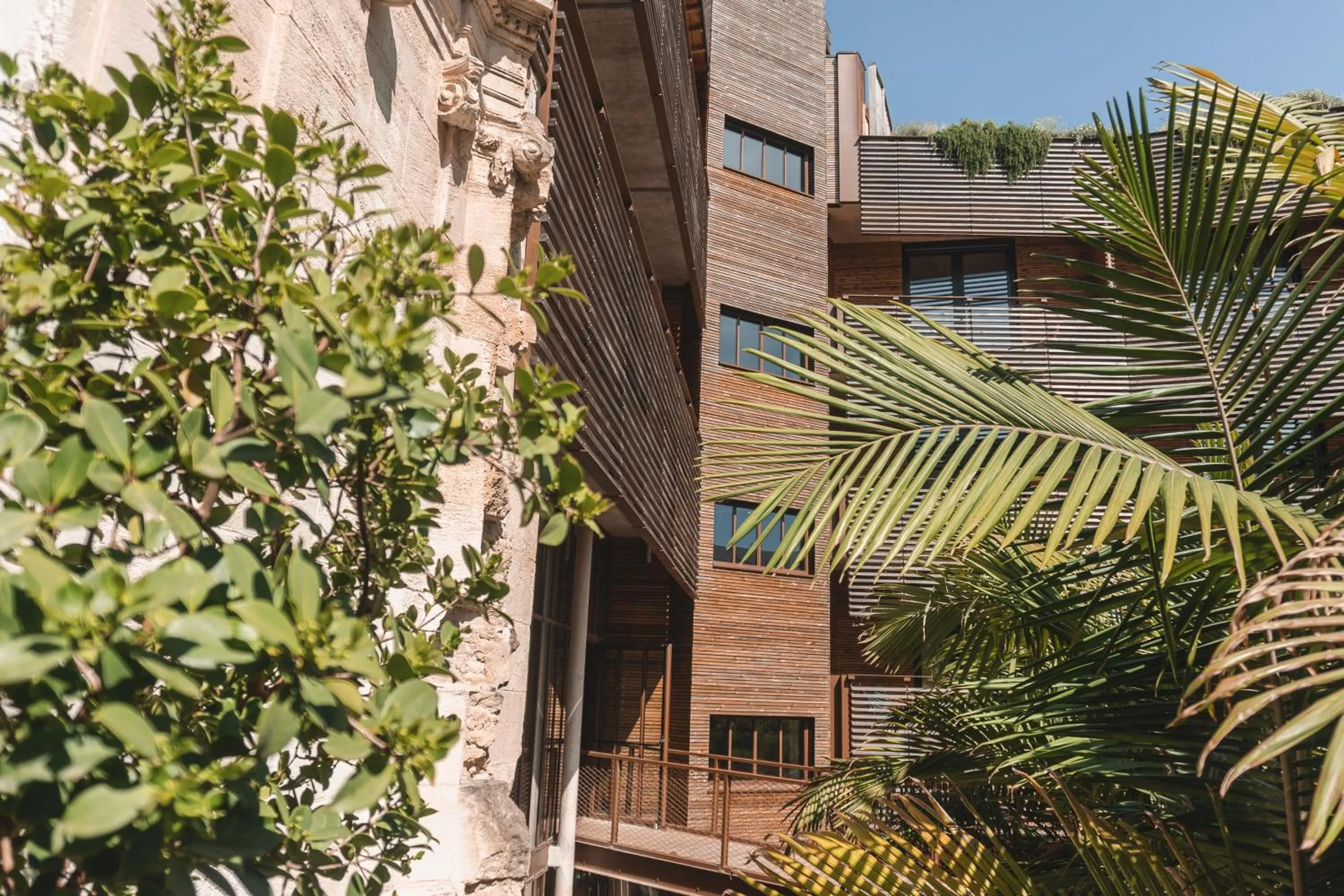 Patio in Hotel La Zoologie & Spa Bordeaux