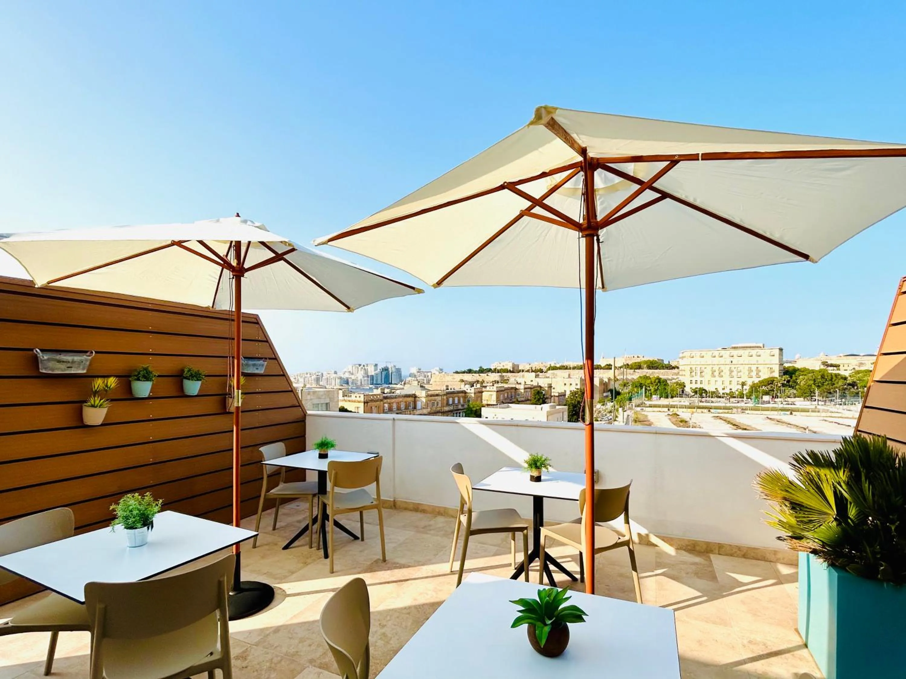 Balcony/Terrace in Tritoni Valletta Boutique Hotel