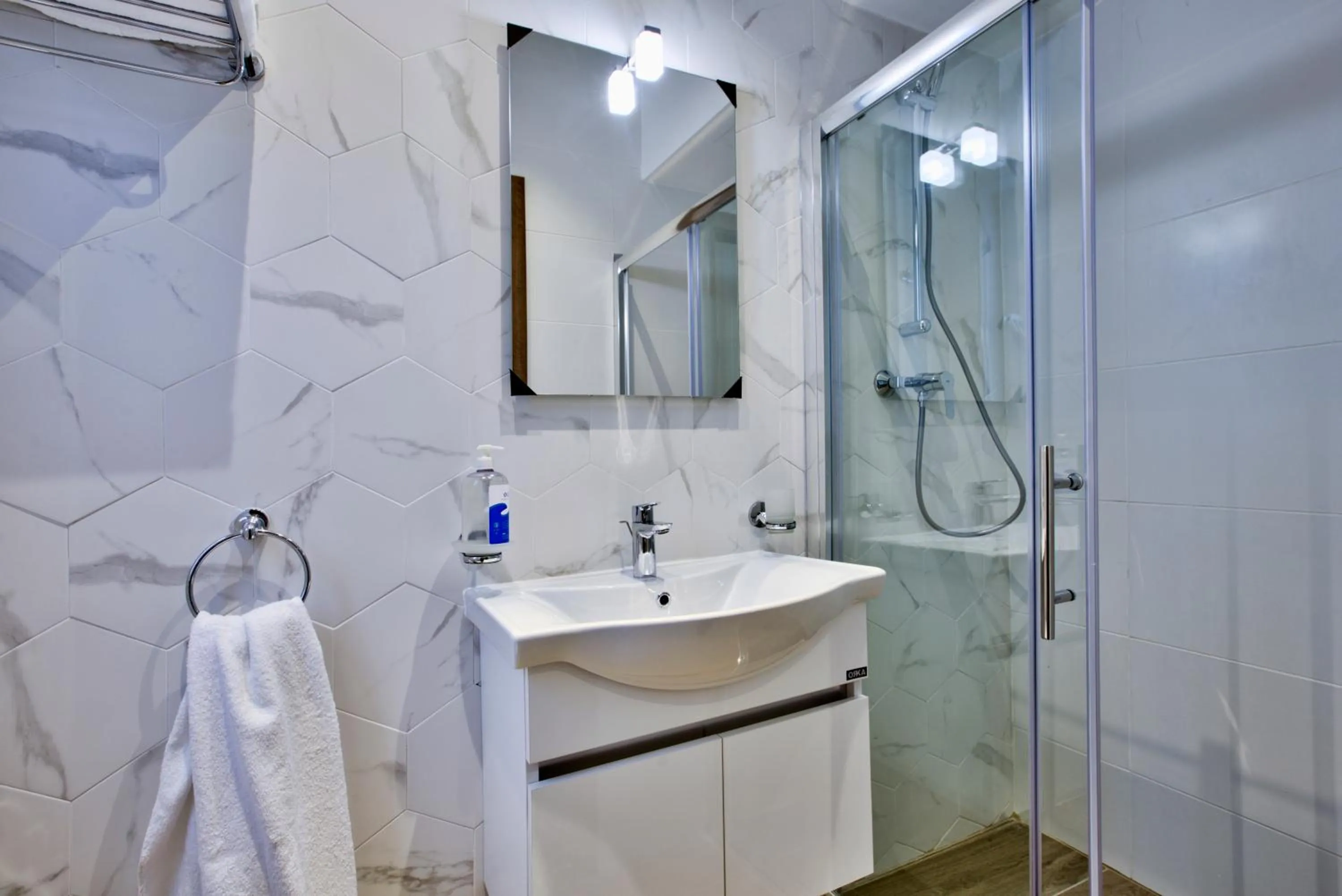 Shower in Tritoni Valletta Boutique Hotel