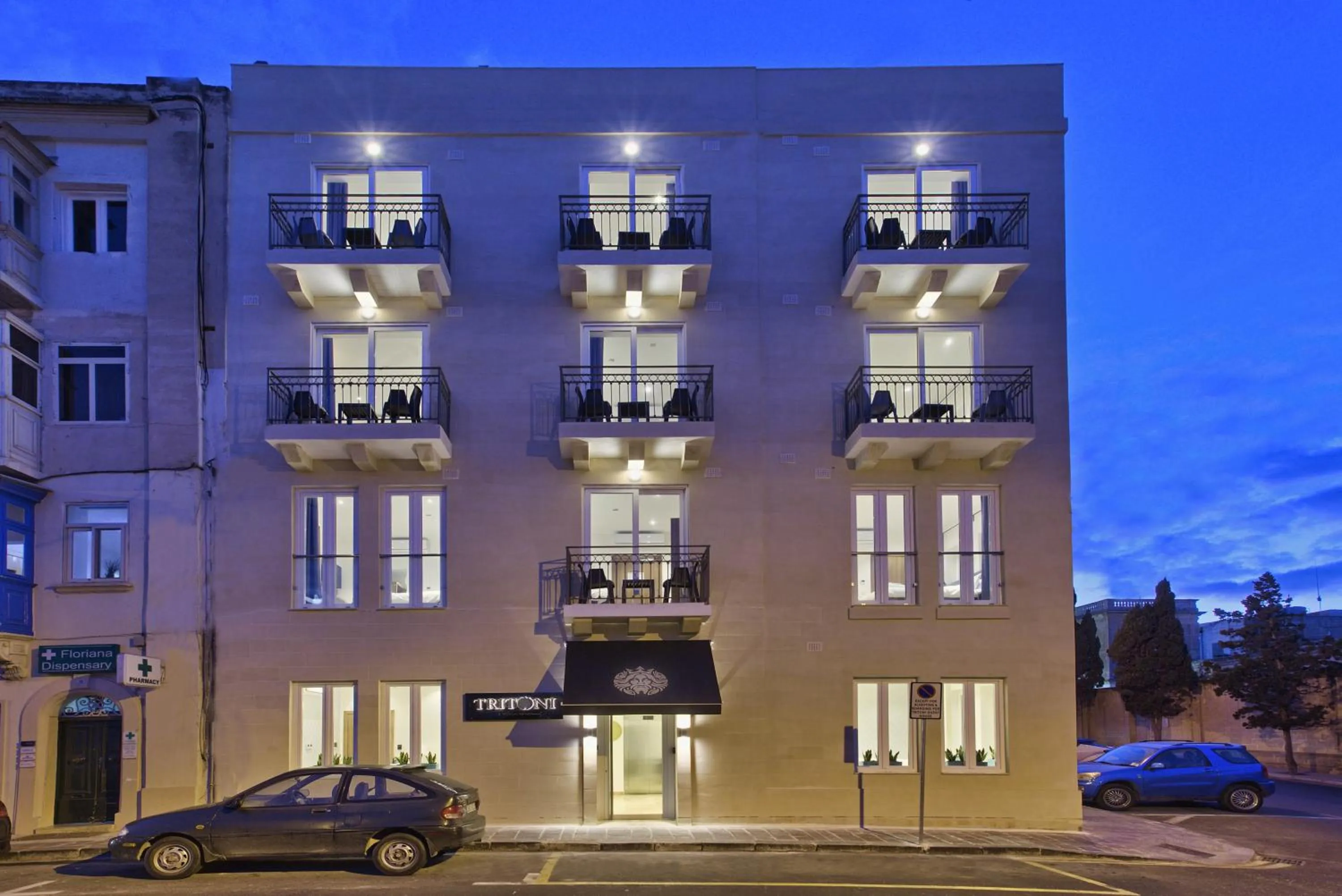 Property building in Tritoni Valletta Boutique Hotel