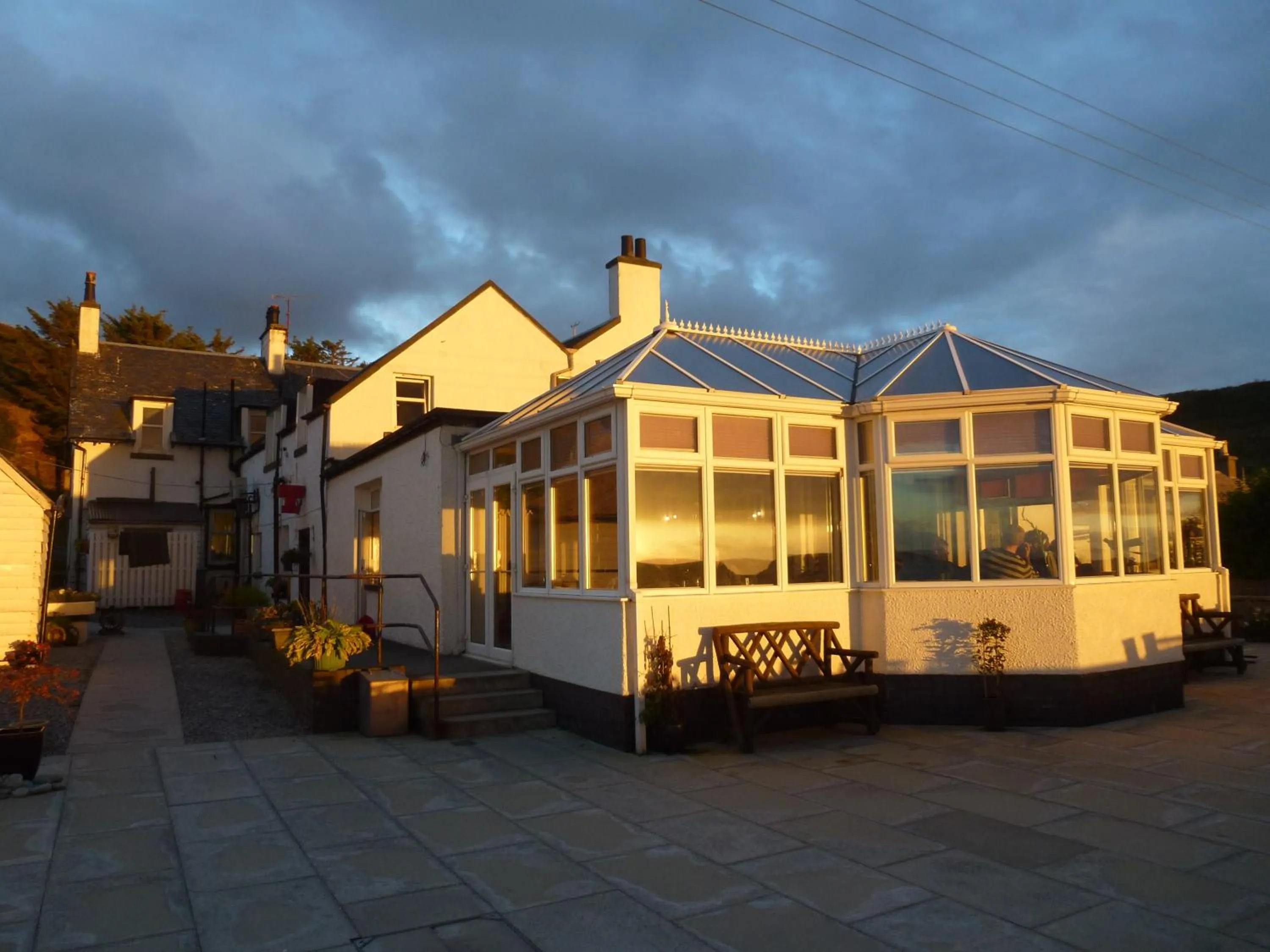 Patio in Argyll Hotel