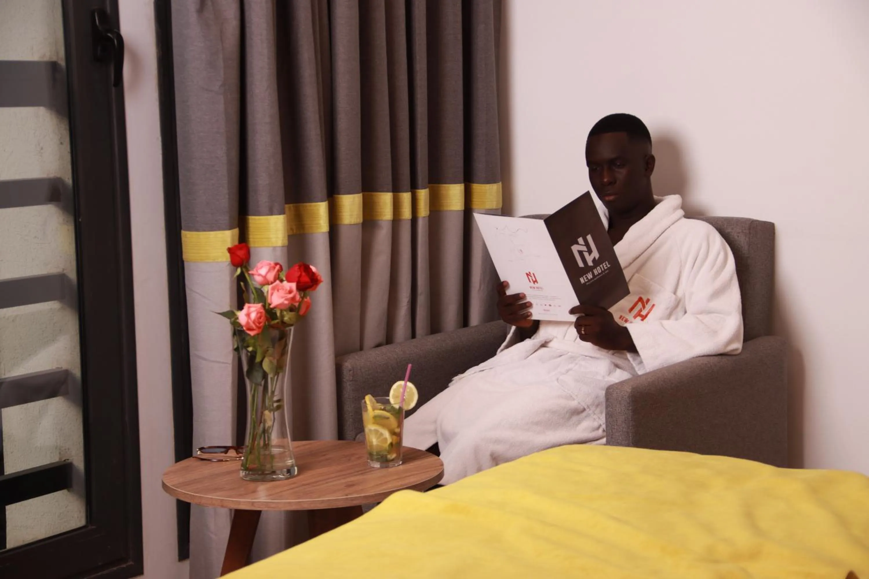 Guests, Bed in New Hotel Piscine Wellness & Spa