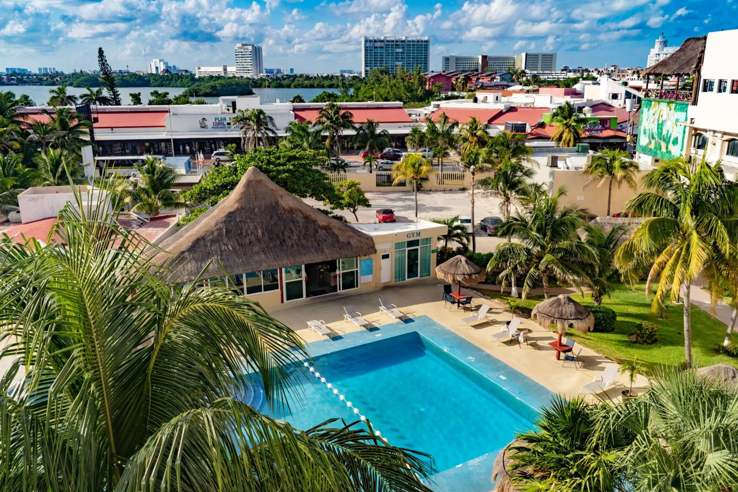 City view in Paradise Beachfront & Nightlife Heart