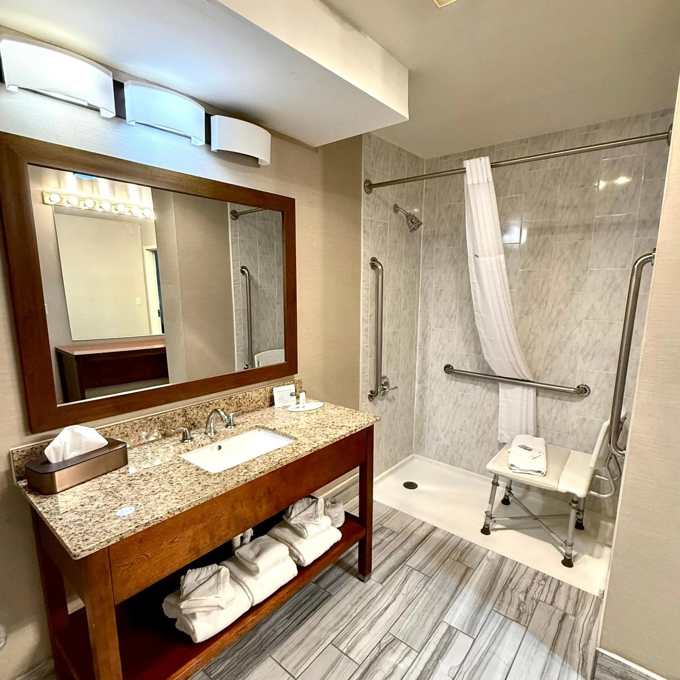 Shower in Ramada by Wyndham Denver International Airport