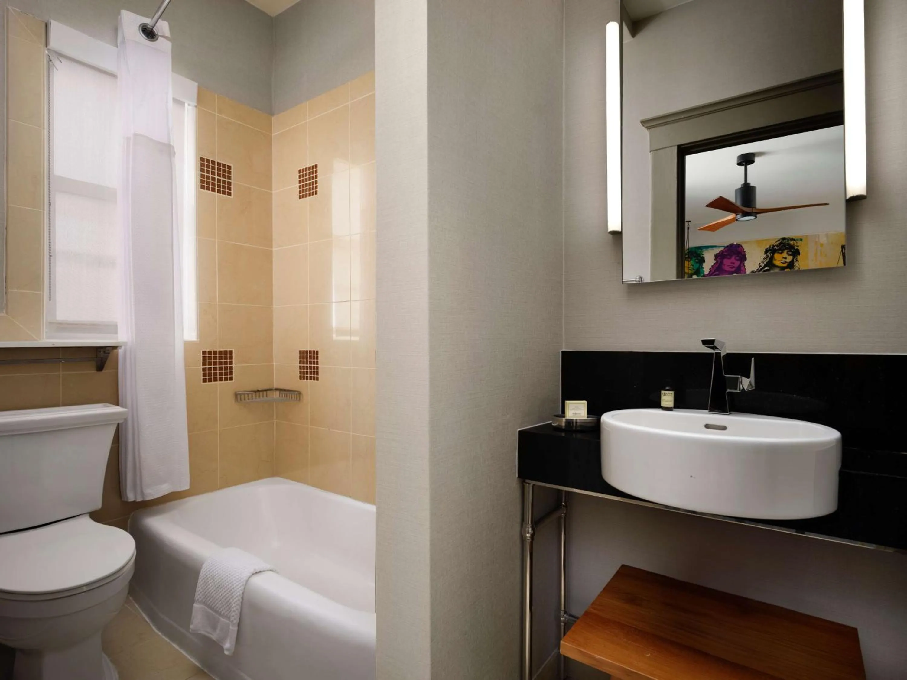 Bathroom in The Barnes San Francisco, Tapestry Collection by Hilton