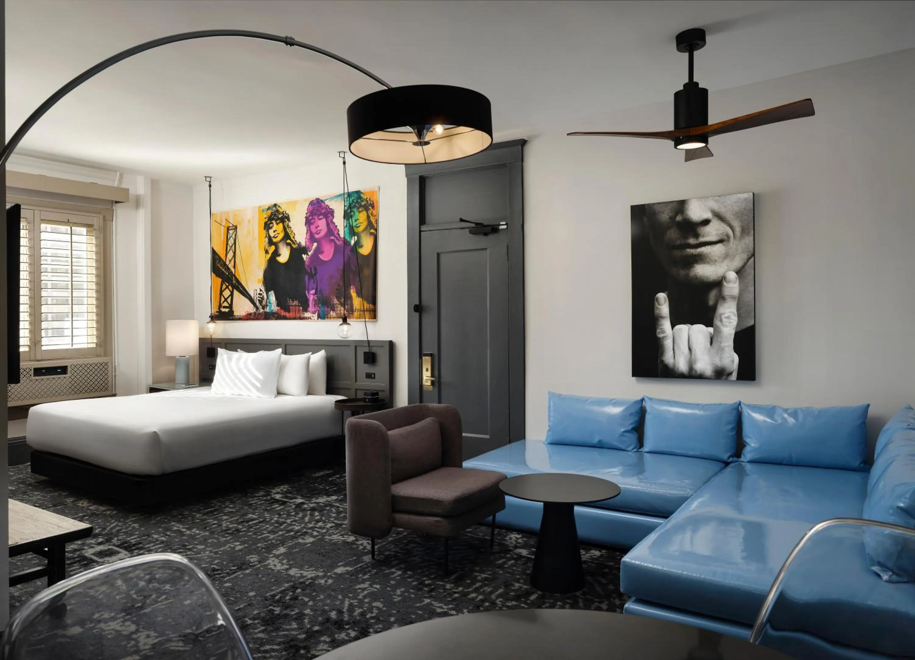 Bed in The Barnes San Francisco, Tapestry Collection by Hilton