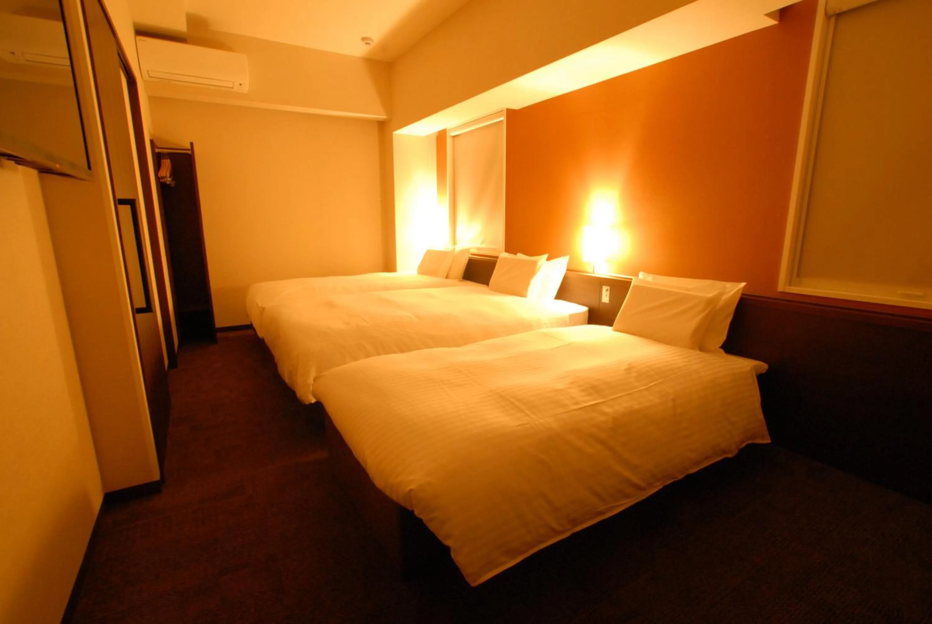 Bed in AB Hotel Toyohashi