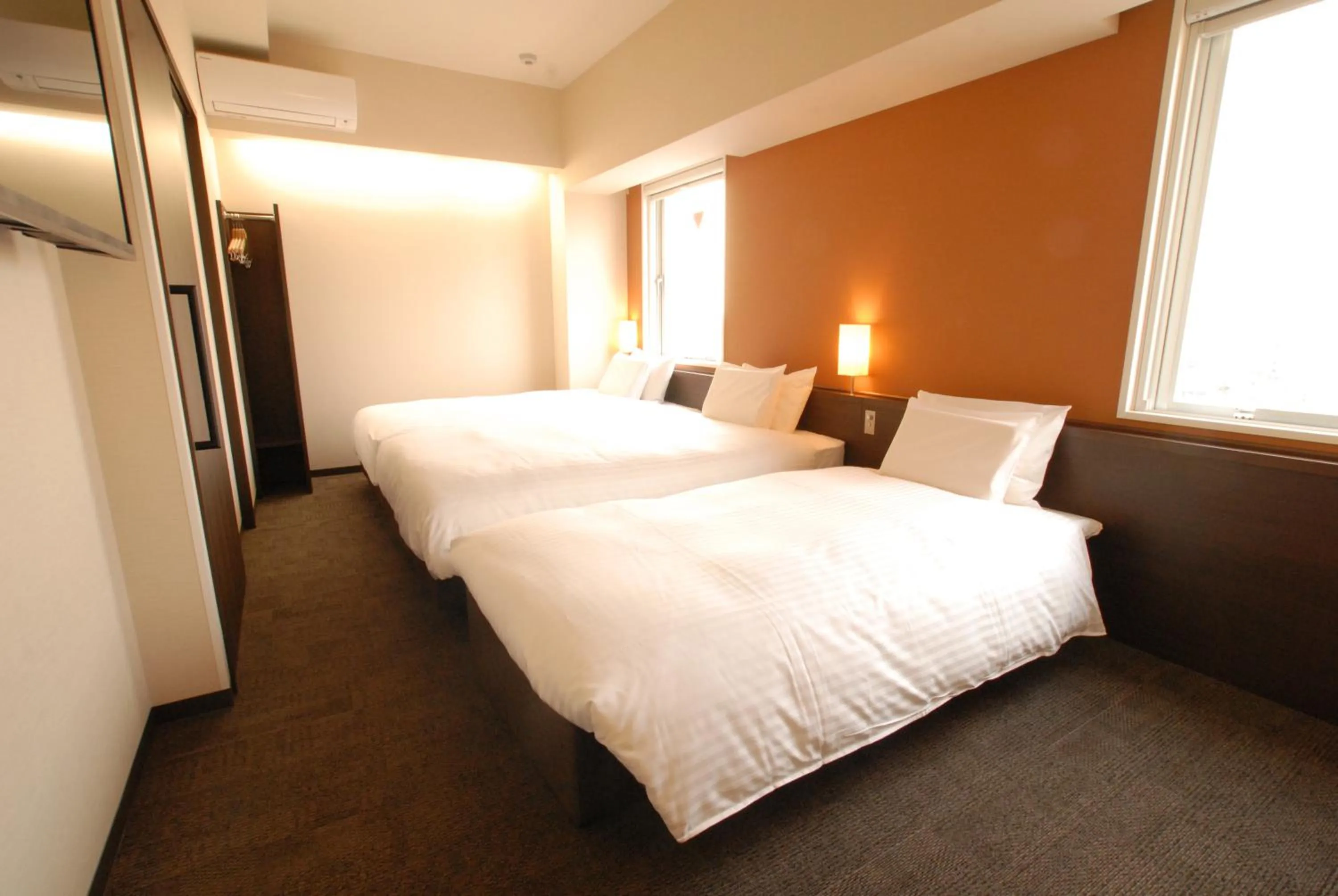 Bed in AB Hotel Toyohashi