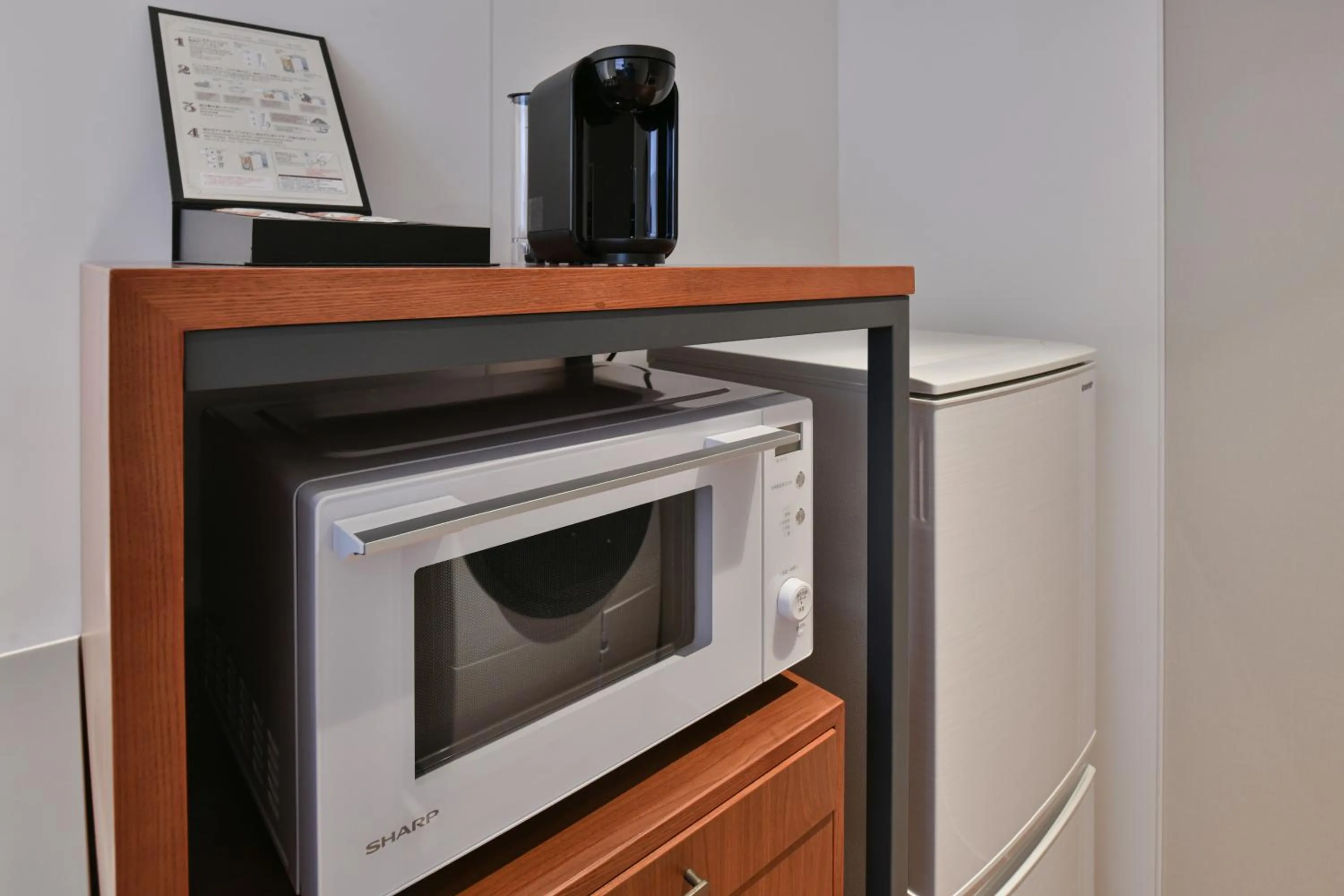 Kitchen or kitchenette in Lequ Okinawa Chatan Spa ＆ Resort