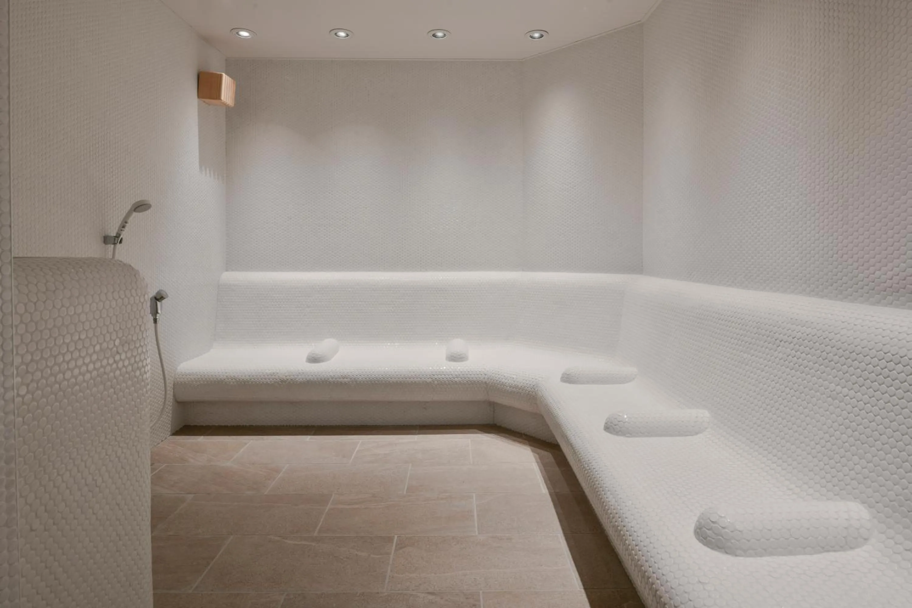 Steam room in Lequ Okinawa Chatan Spa ＆ Resort