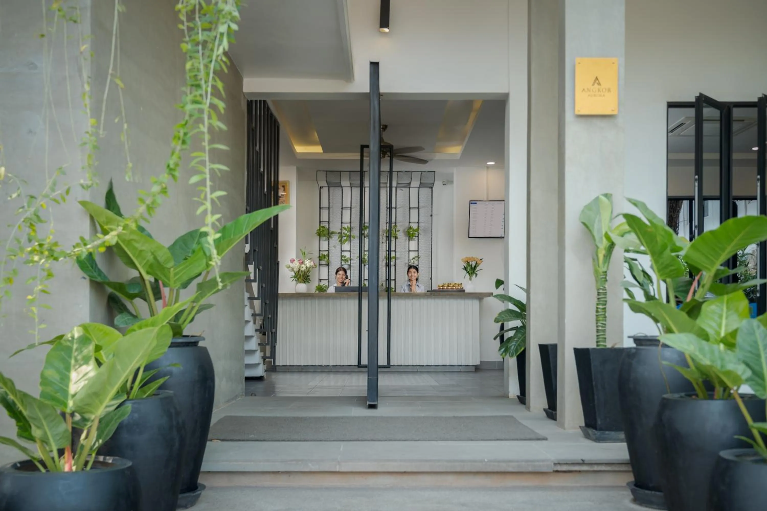 Lobby or reception in Angkor Aurora