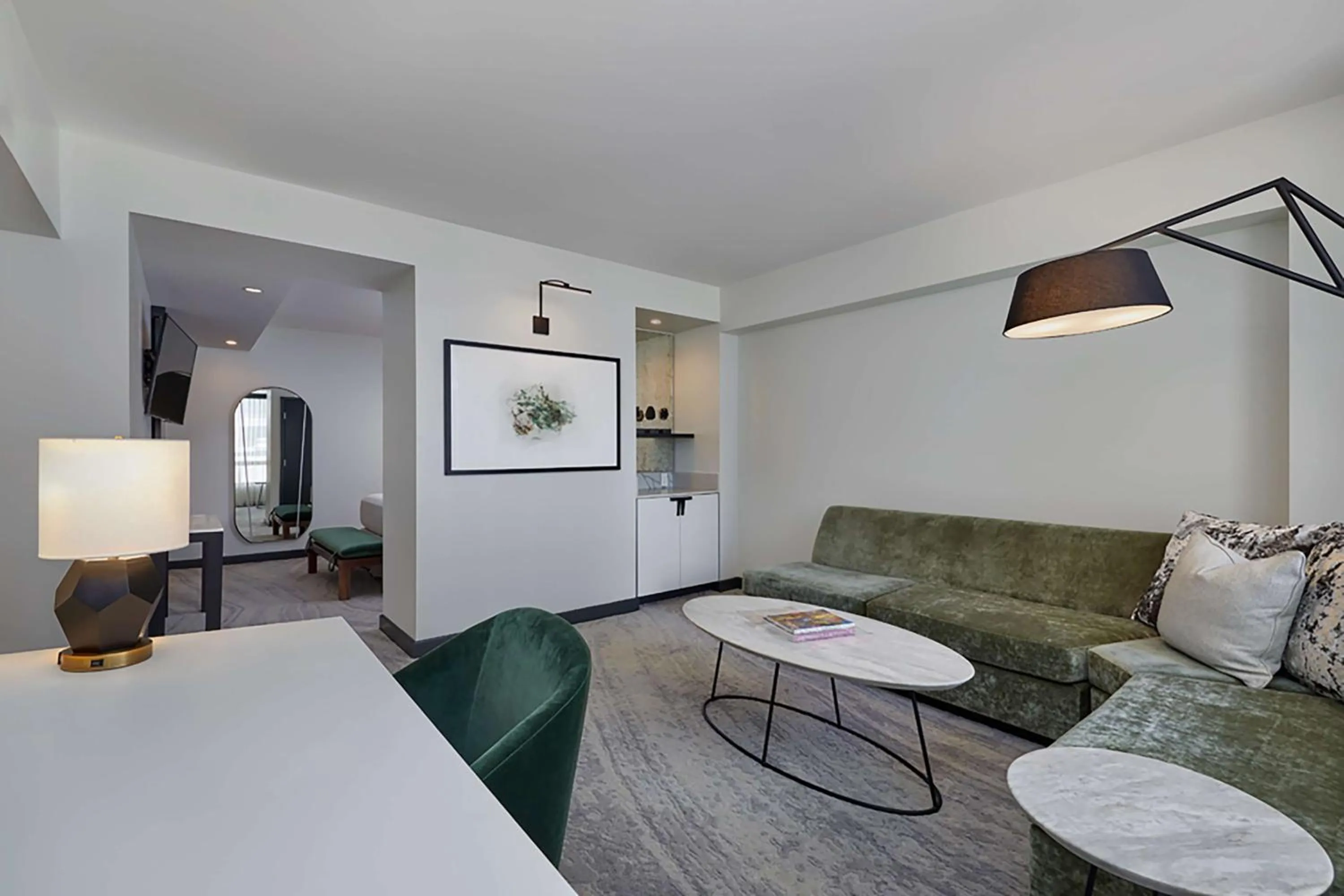 Living room in Hotel 1000, LXR Hotels & Resorts