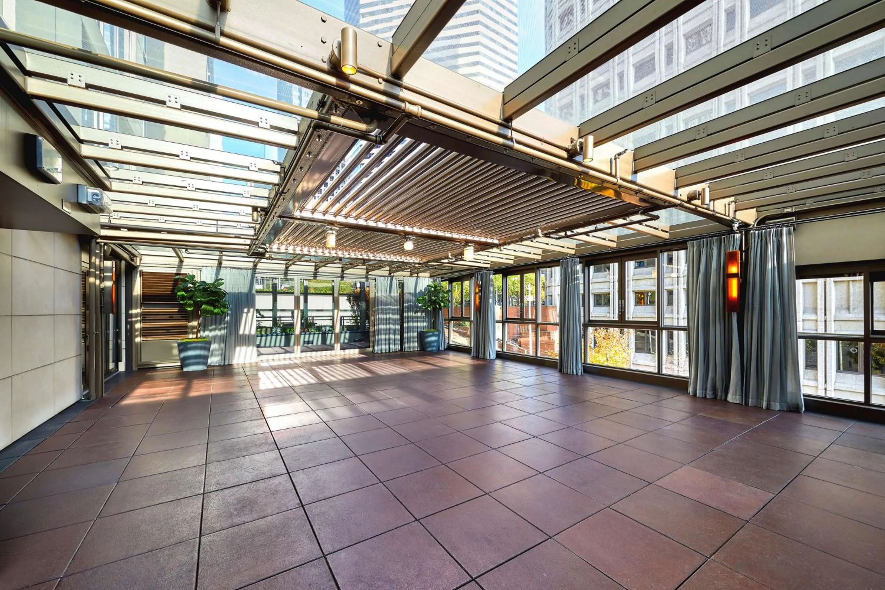 Inner courtyard view in Hotel 1000, LXR Hotels & Resorts