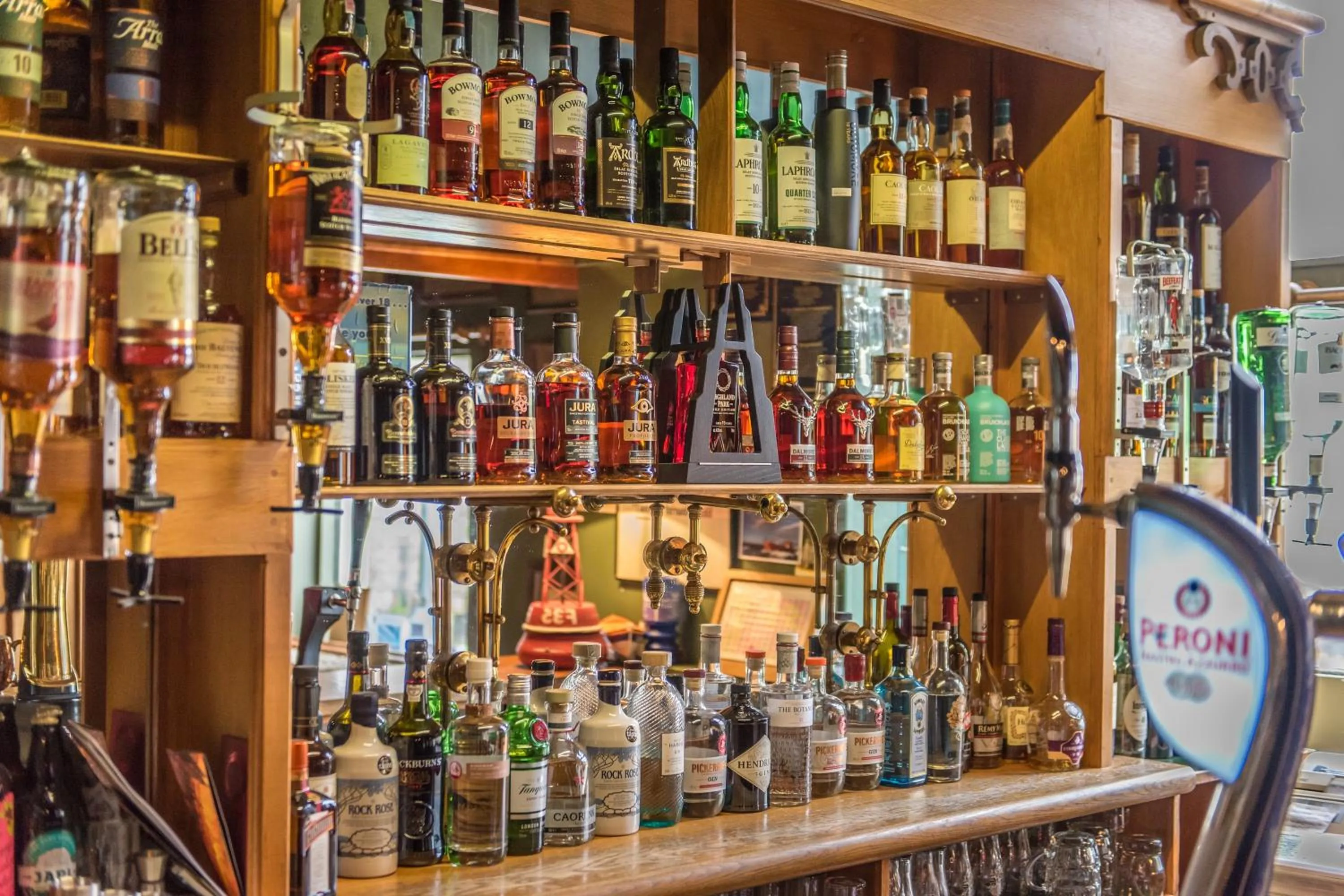 Alcoholic drinks in Crinan Hotel