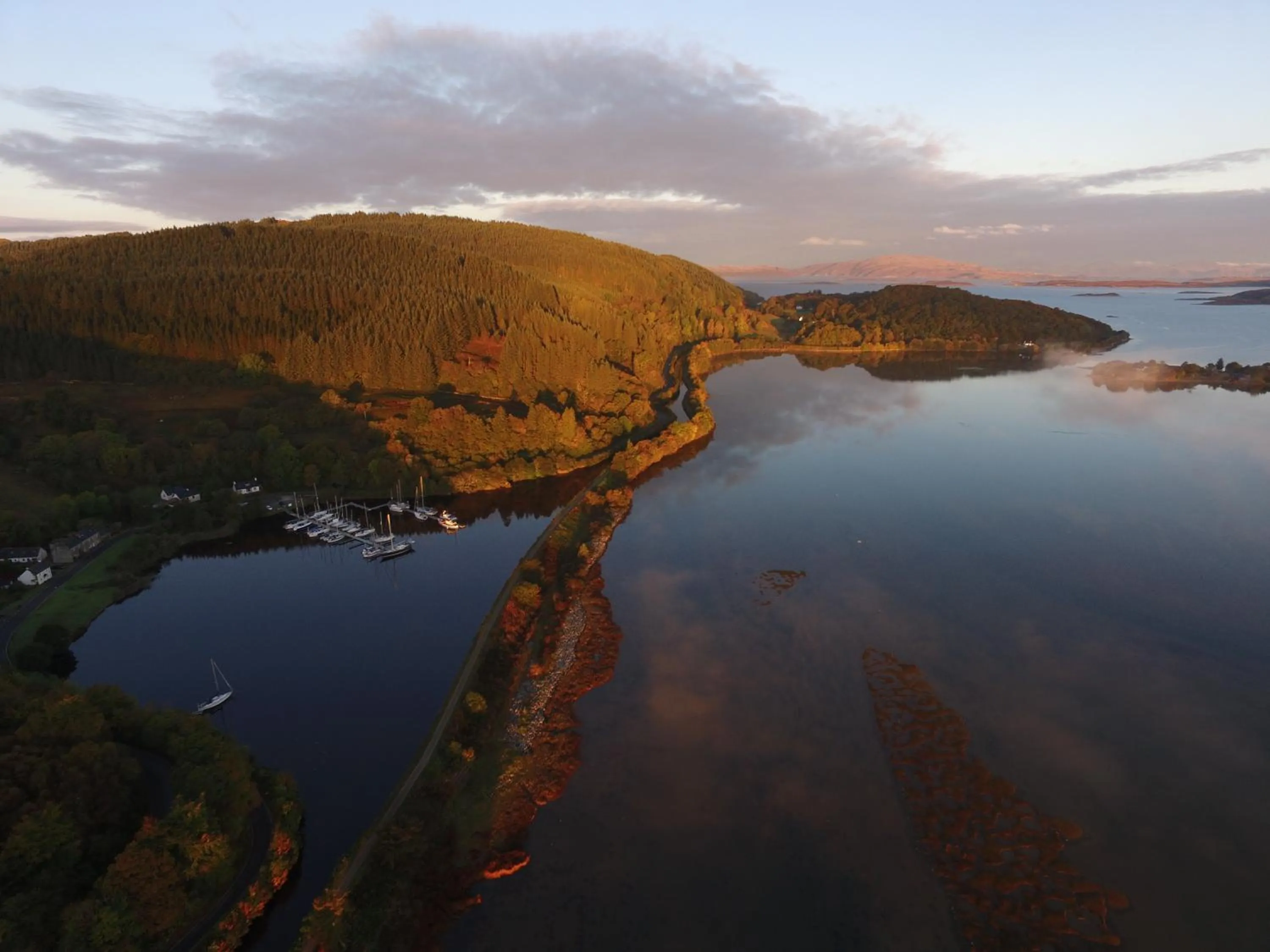 Natural landscape in Crinan Hotel